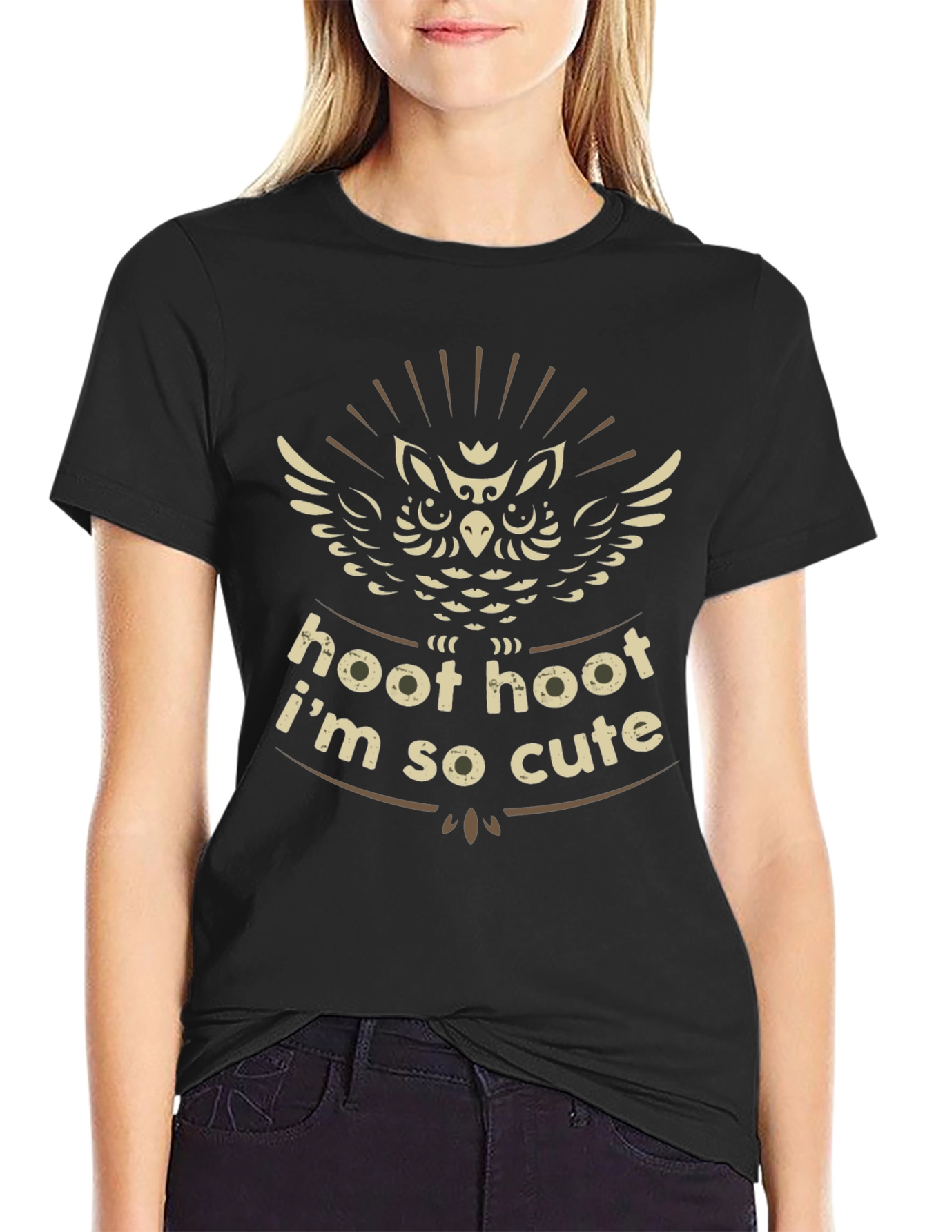 Cute Owl T-Shirt - Hoot Hoot Im So Cute