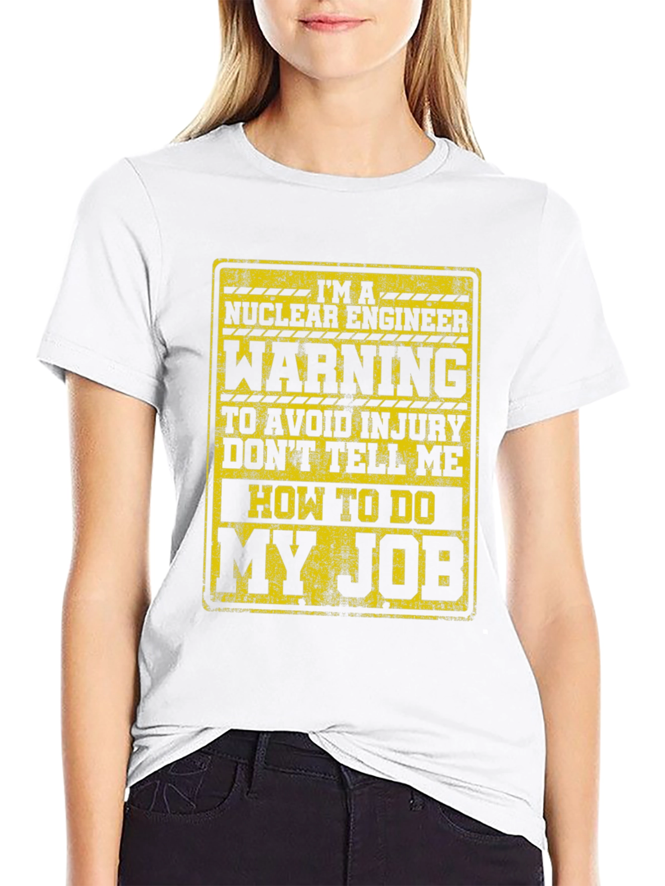 Nuclear Engineer Warning Graphic T-Shirt