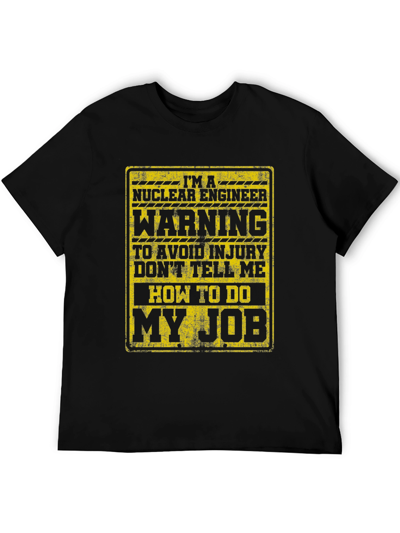 Nuclear Engineer Warning Graphic T-Shirt