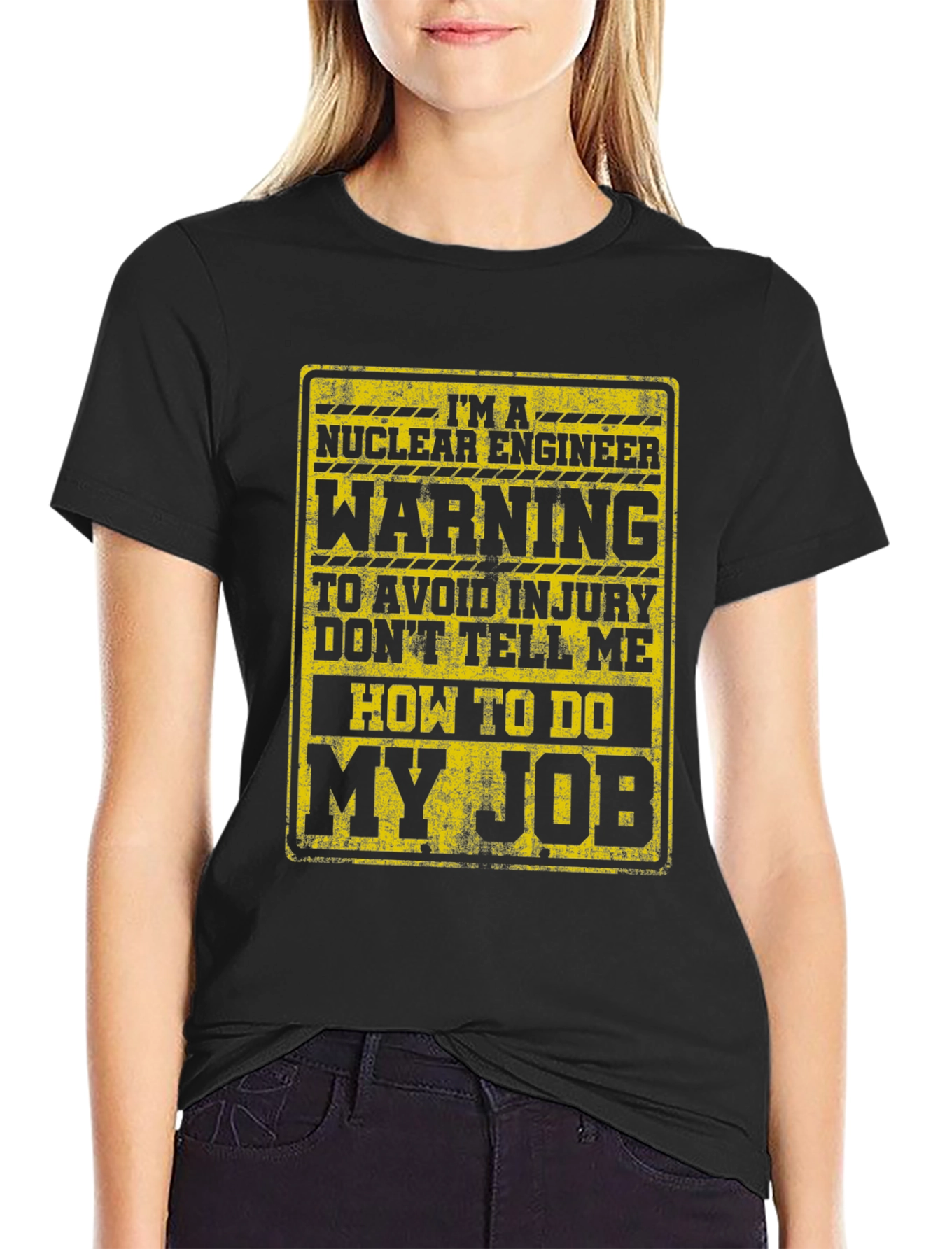 Nuclear Engineer Warning Graphic T-Shirt