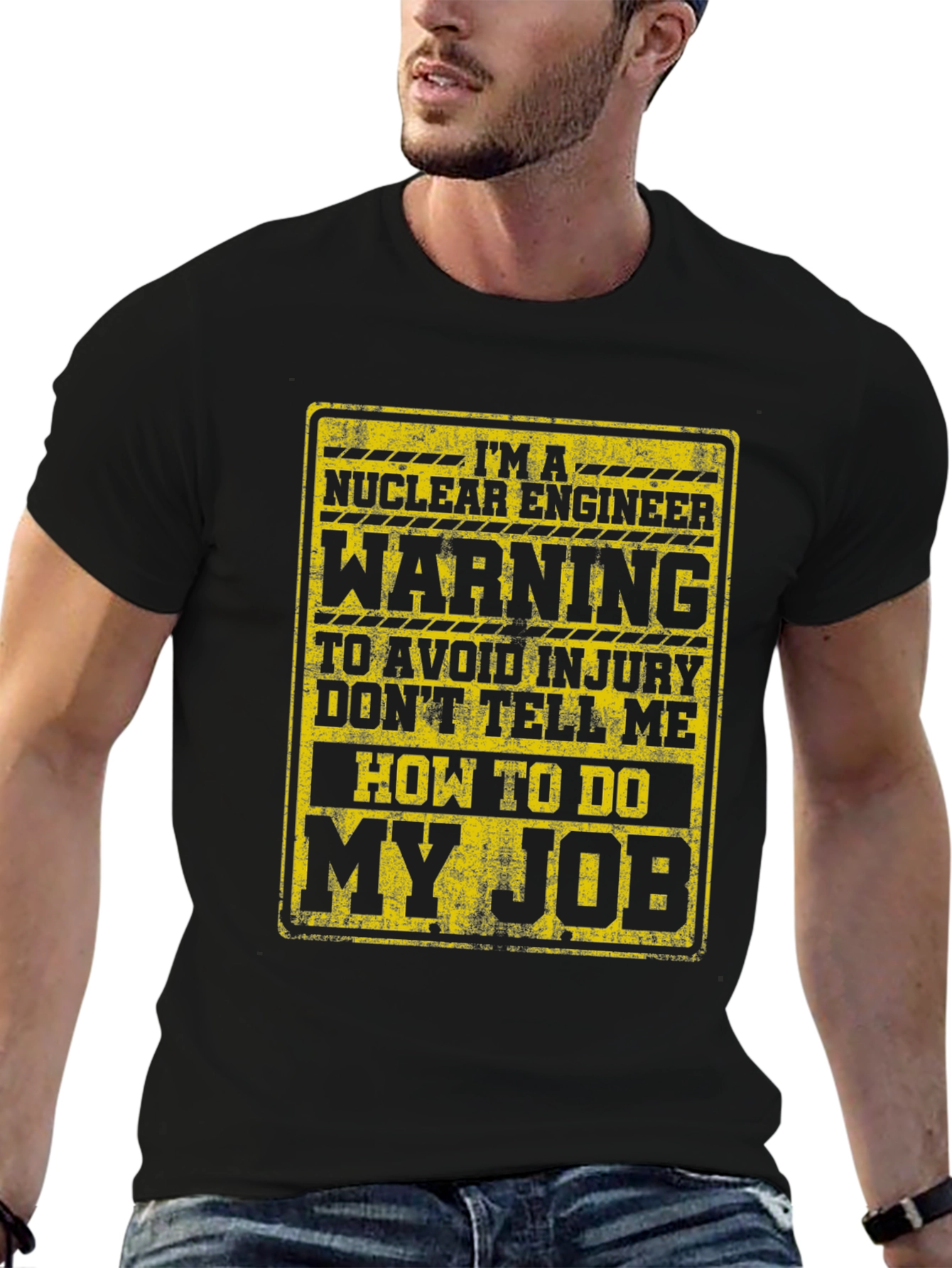 Nuclear Engineer Warning Graphic T-Shirt