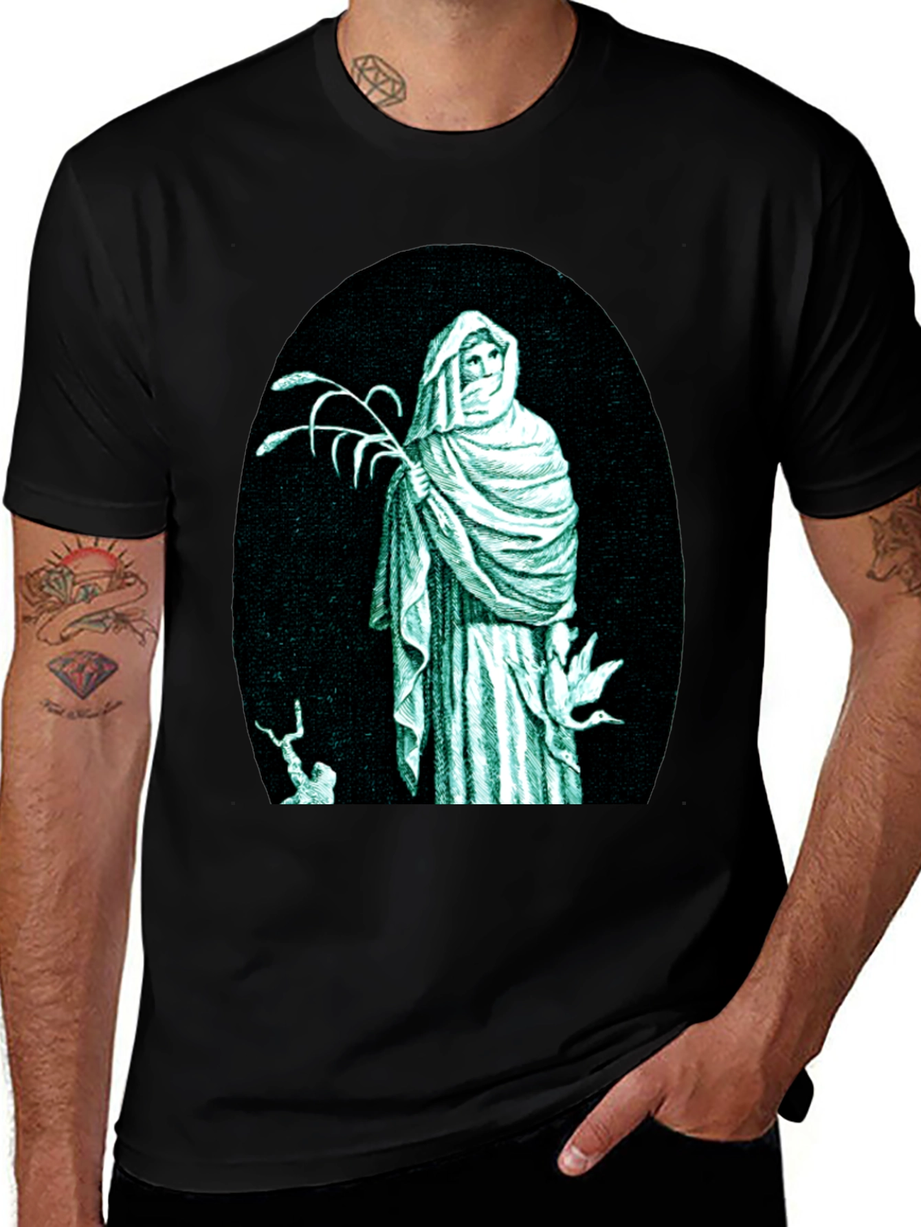 Mystic Figure Graphic T-Shirt