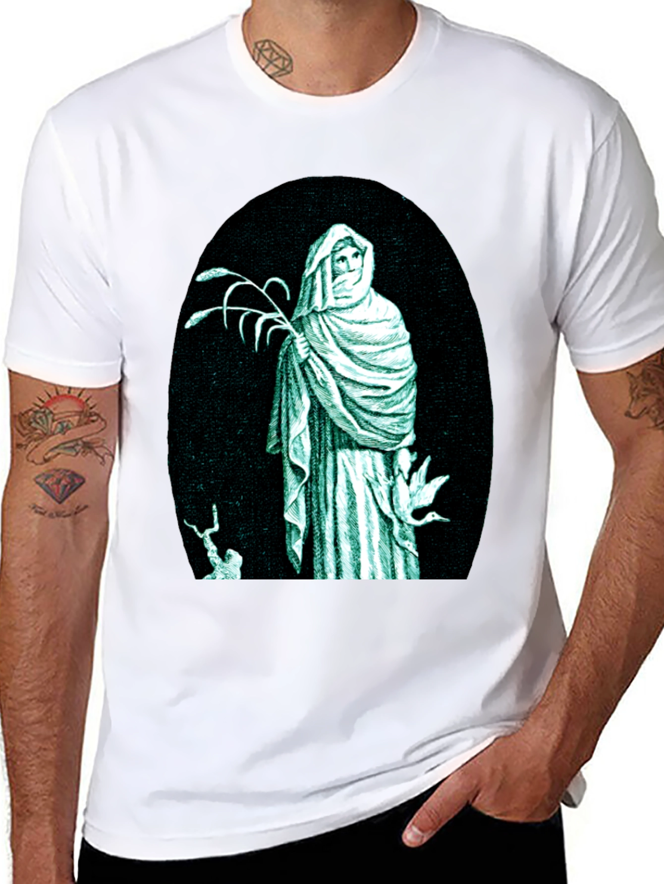 Mystic Figure Graphic T-Shirt