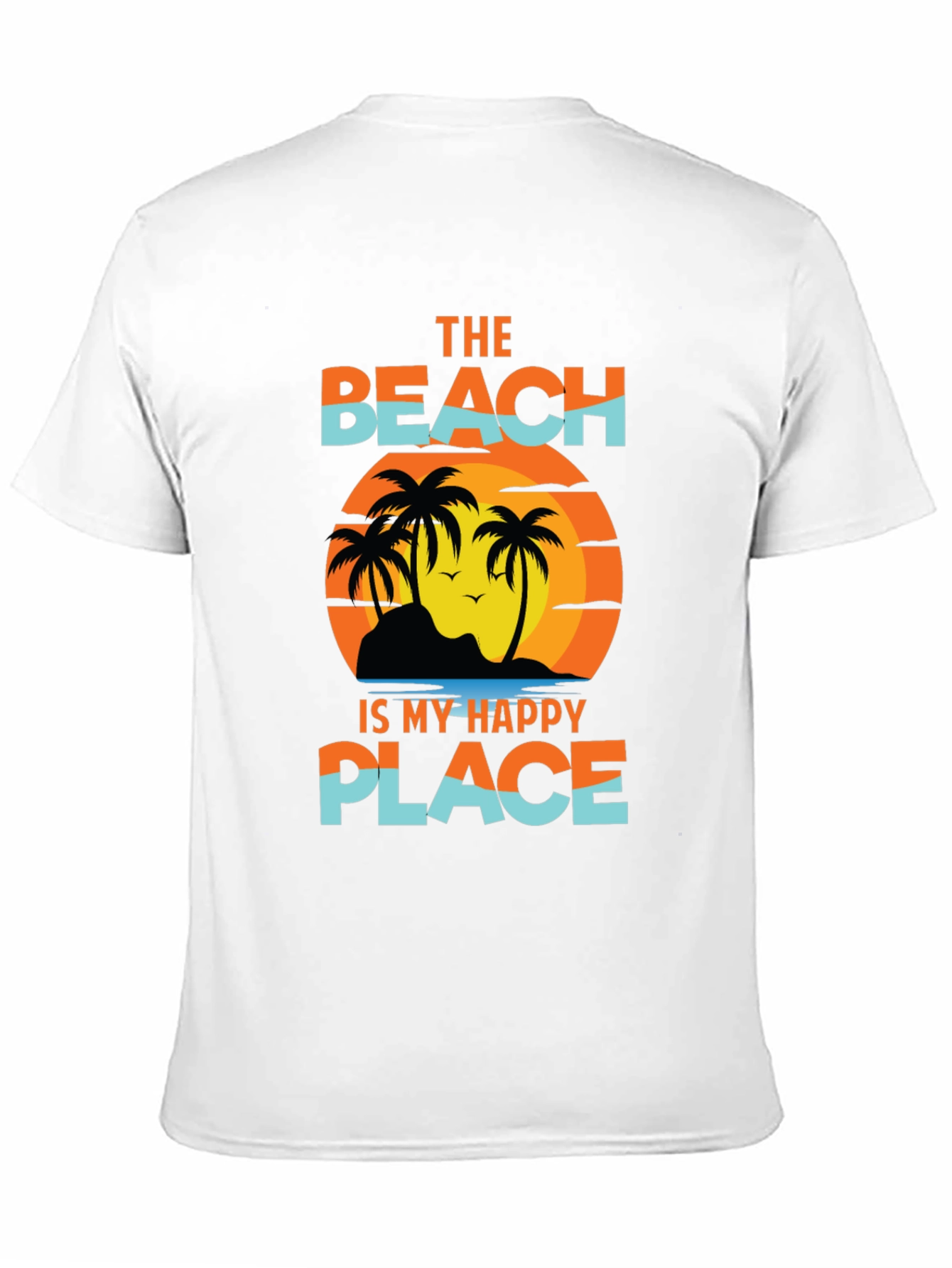 Beach is My Happy Place Graphic T-Shirt
