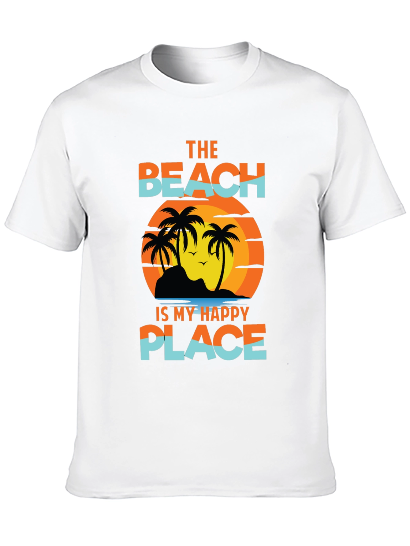 Beach is My Happy Place Graphic T-Shirt