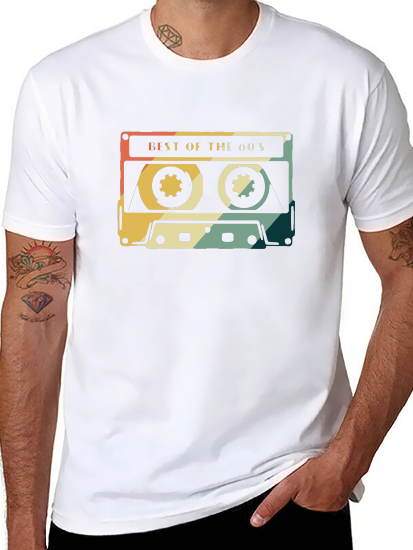 Retro Best of the 60s Cassette Tape Graphic T-Shirt