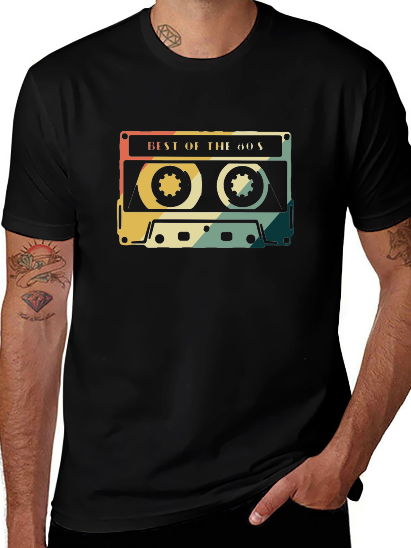 Retro Best of the 60s Cassette Tape Graphic T-Shirt