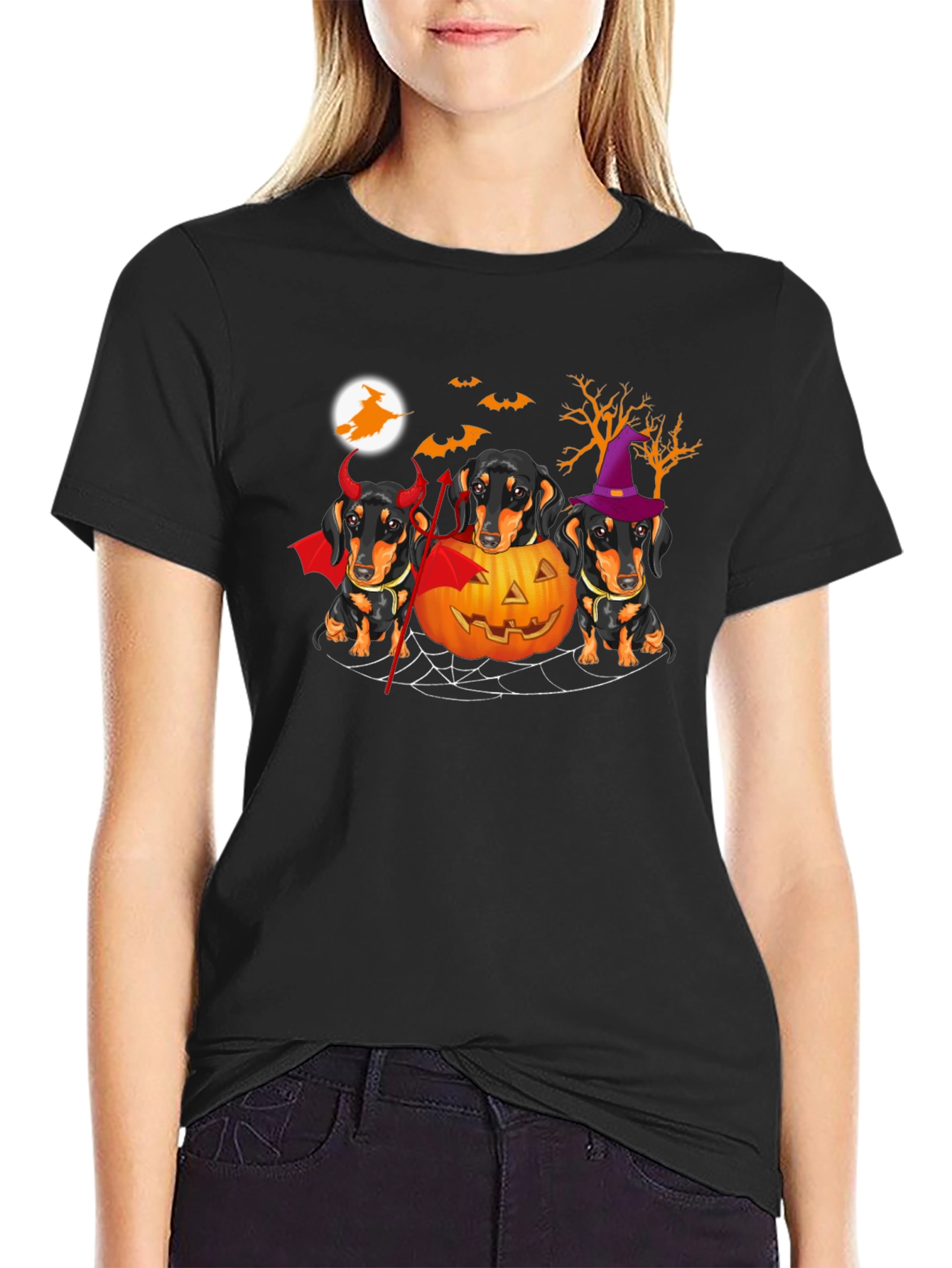 Halloween Dachshund T-Shirt