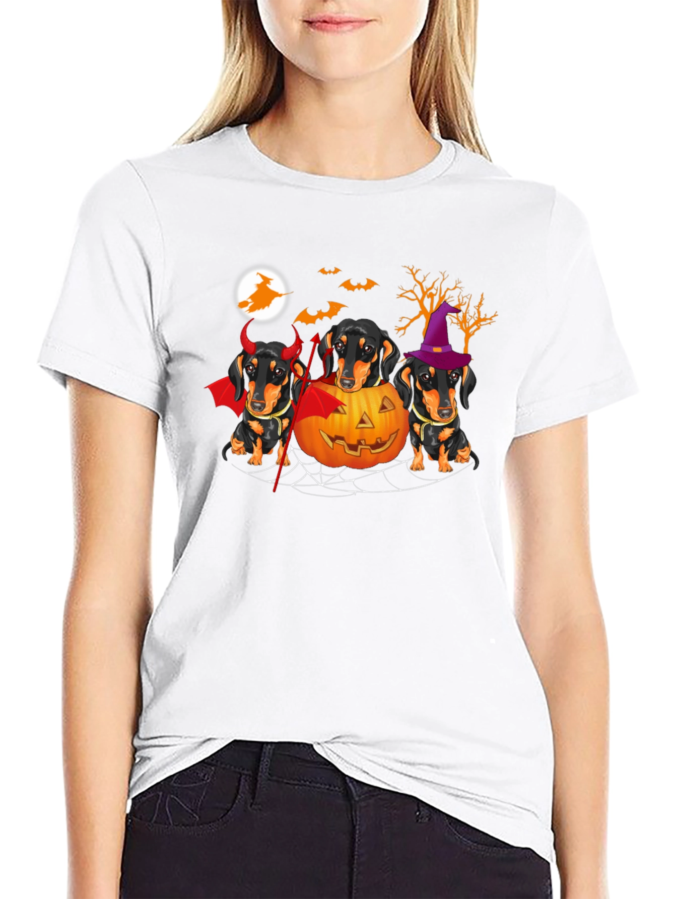 Halloween Dachshund T-Shirt