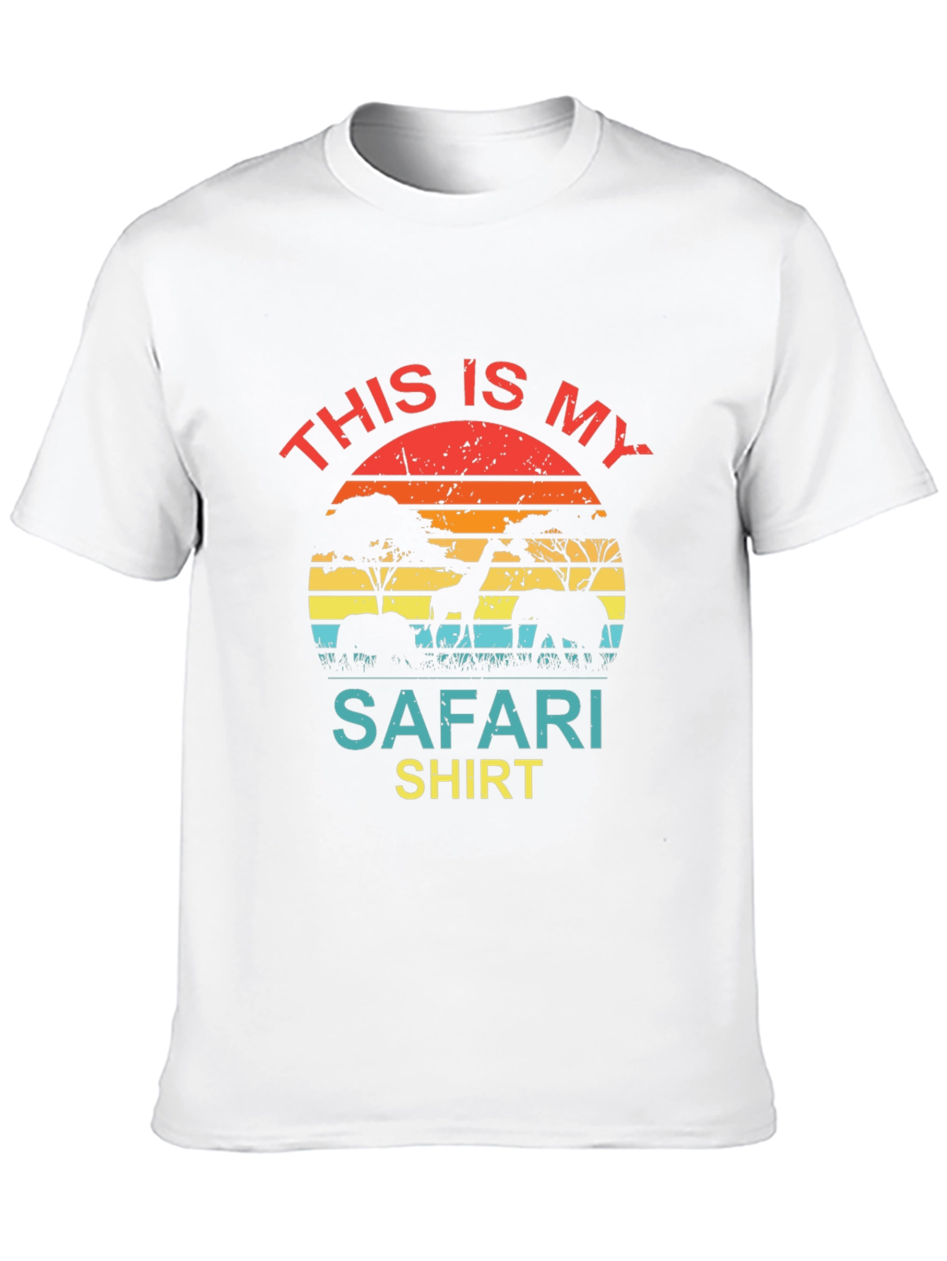 Safari Shirt - Animal Silhouette Graphic Tee