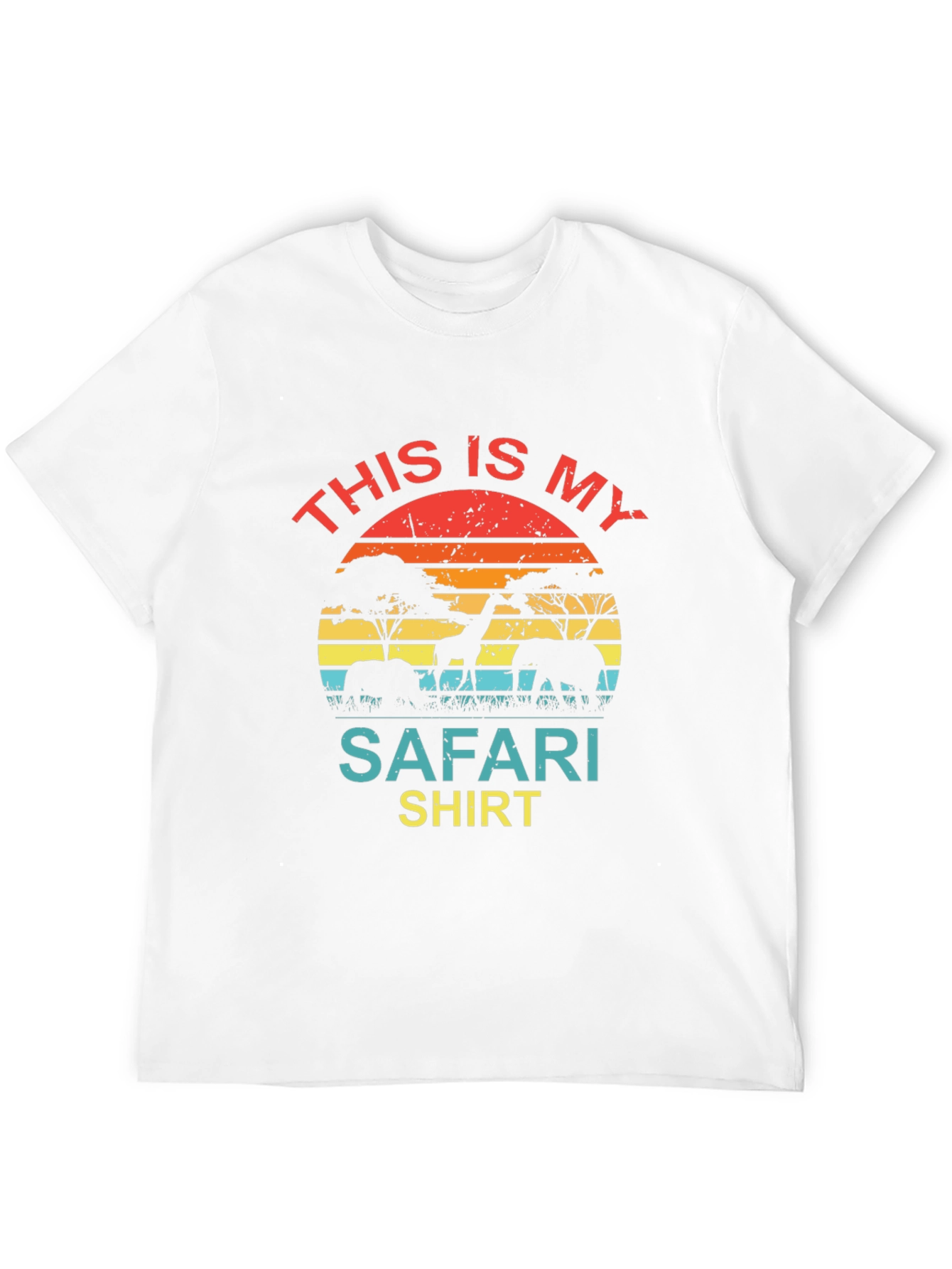 Safari Shirt - Animal Silhouette Graphic Tee