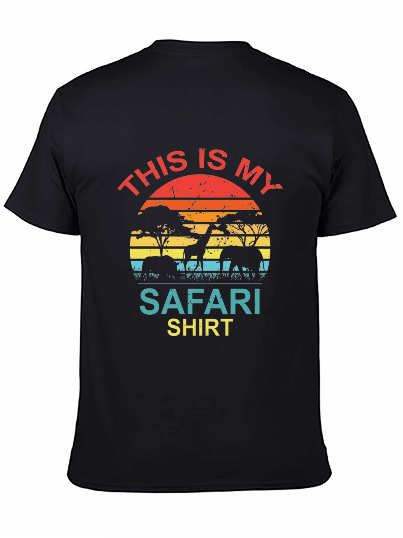 Safari Shirt - Animal Silhouette Graphic Tee