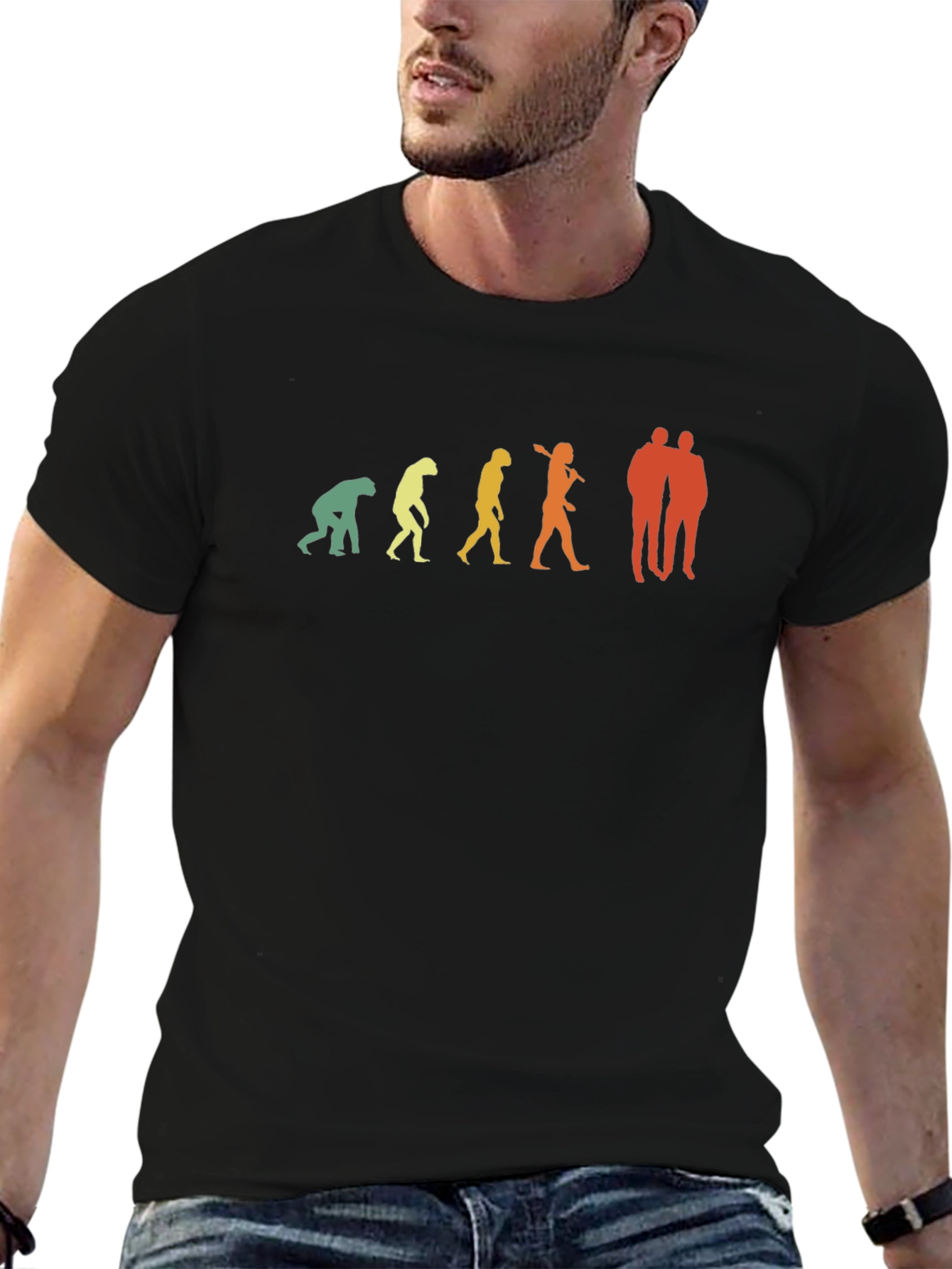 Evolution of Mens Bonding T-Shirt