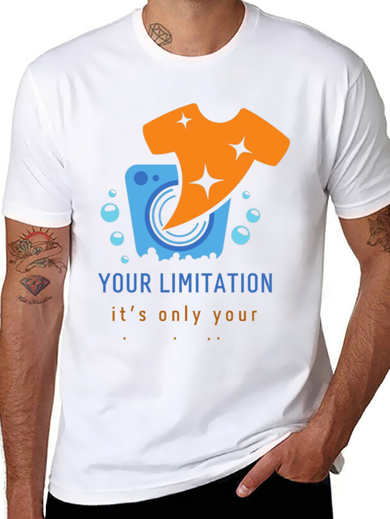 Laundry Humor T-Shirt: Your Limitation