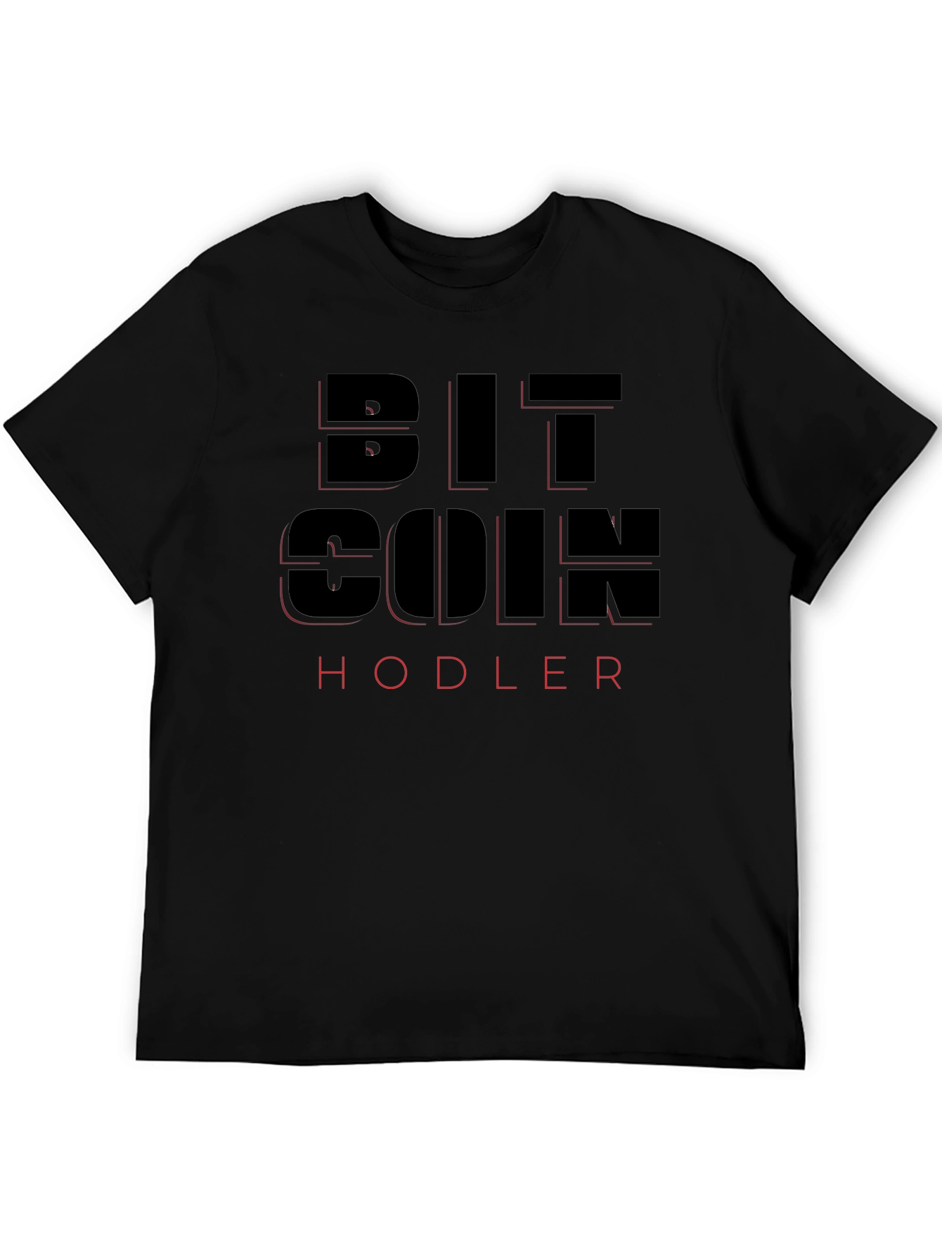 Bitcoin HODLer Black Graphic Tee
