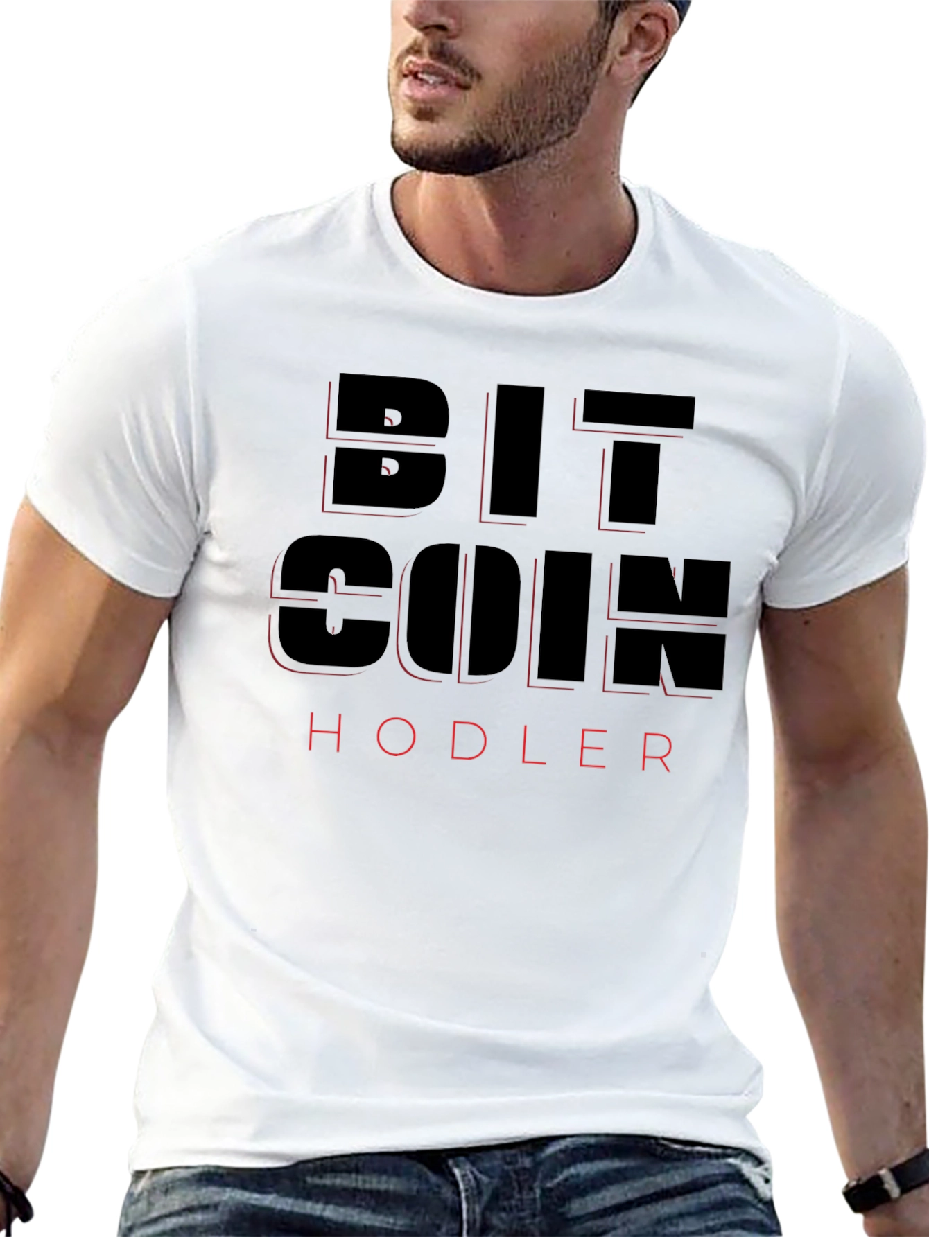 Bitcoin HODLer Black Graphic Tee