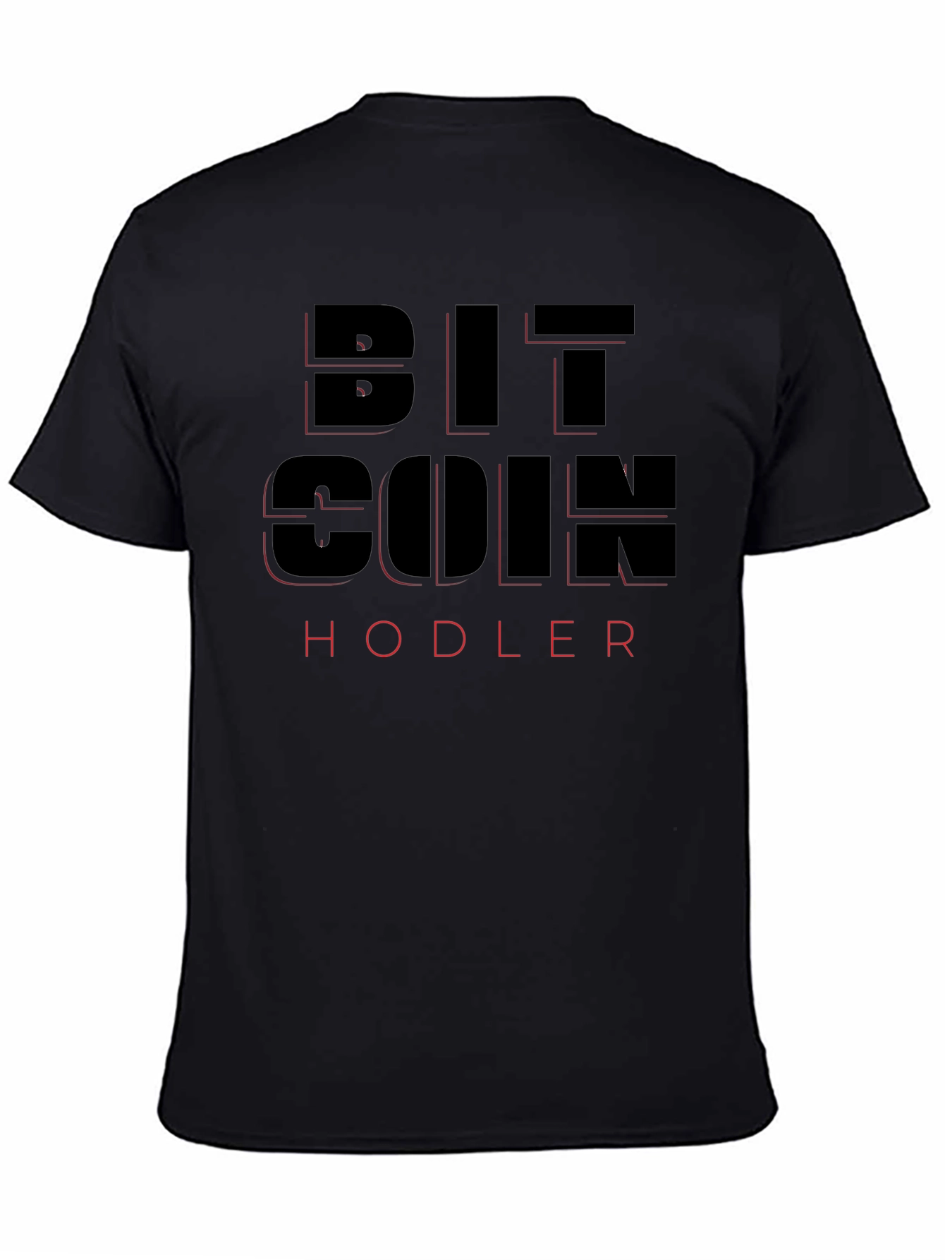 Bitcoin HODLer Black Graphic Tee