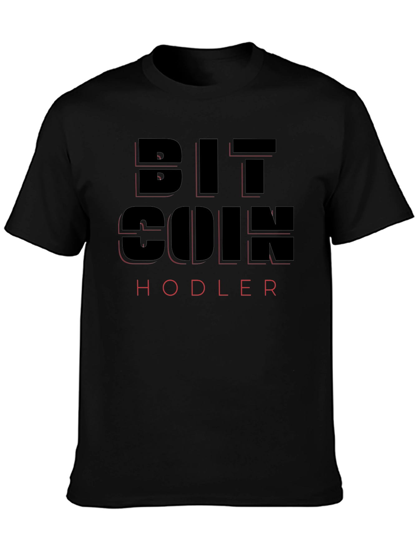 Bitcoin HODLer Black Graphic Tee