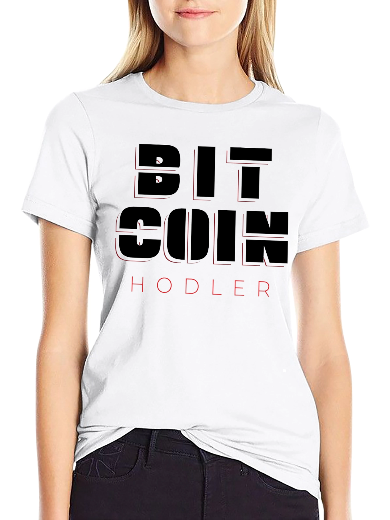 Bitcoin HODLer Black Graphic Tee