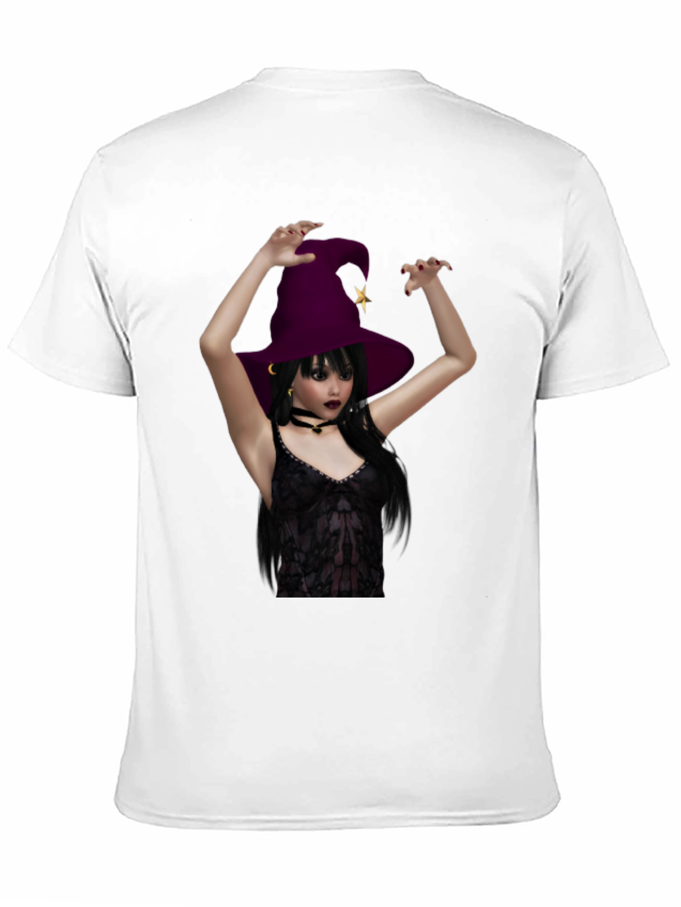 Witch Graphic Black T-Shirt