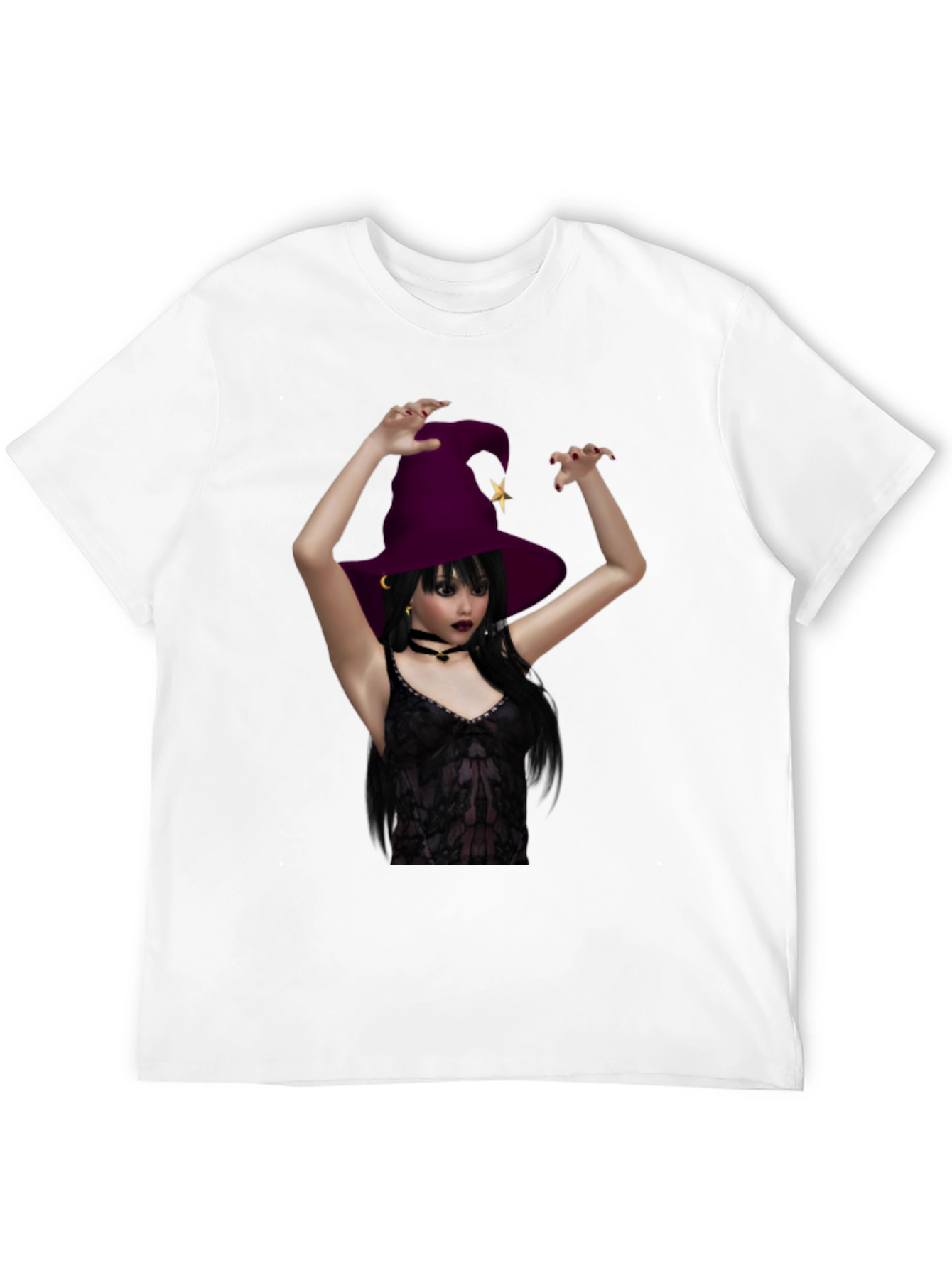 Witch Graphic Black T-Shirt
