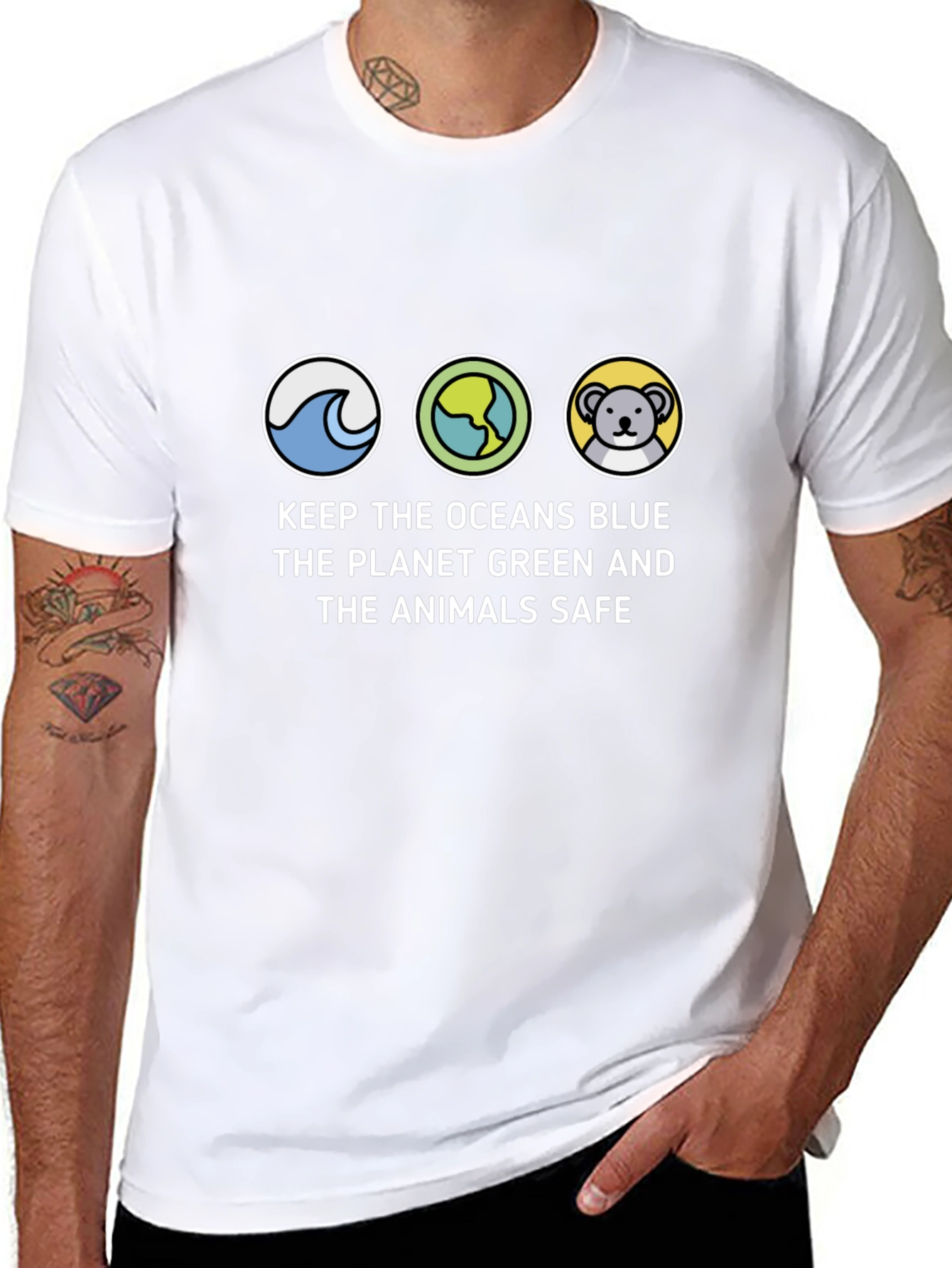 Eco-Friendly Graphic T-Shirt: Save the Planet Tee