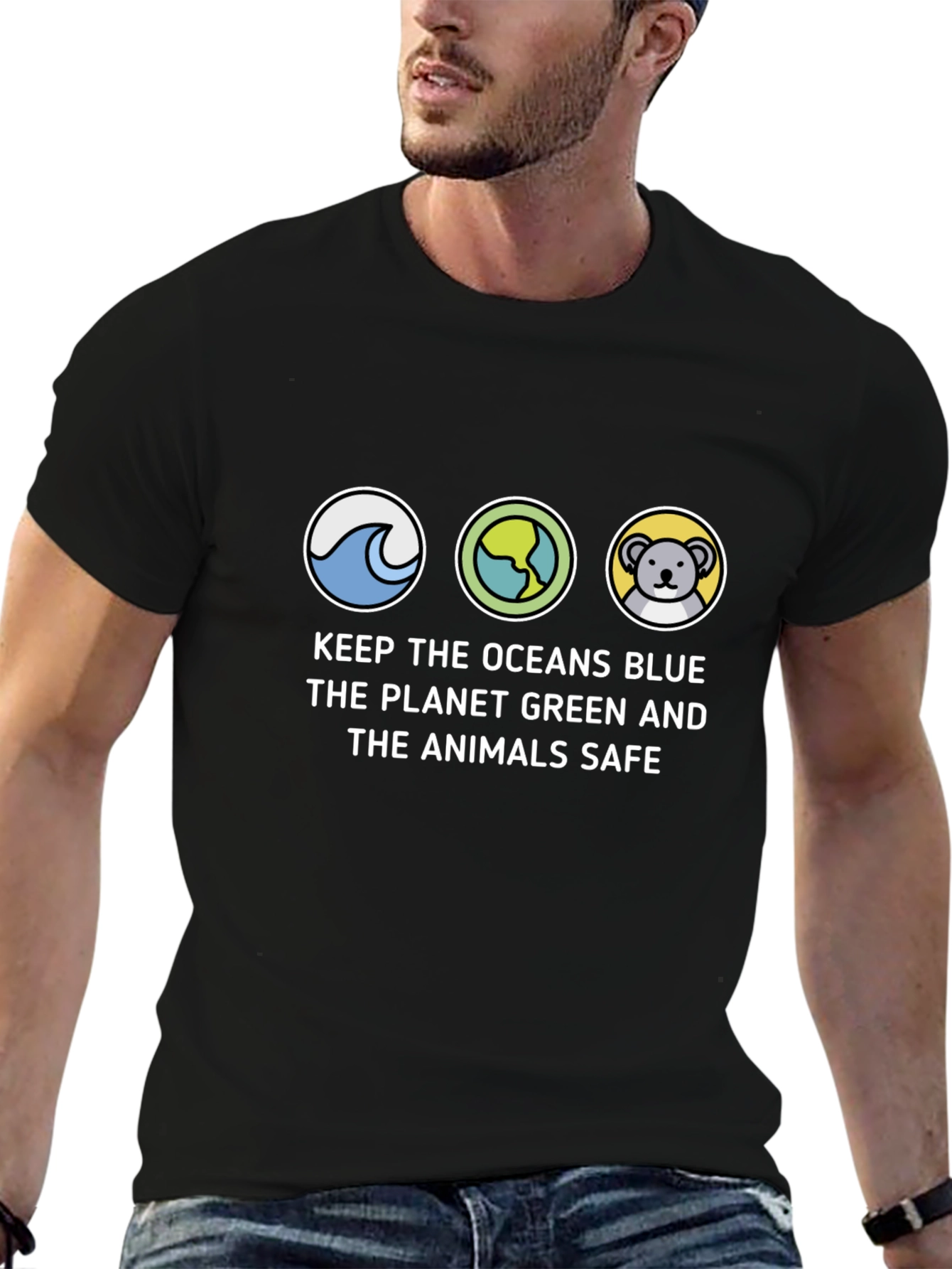 Eco-Friendly Graphic T-Shirt: Save the Planet Tee