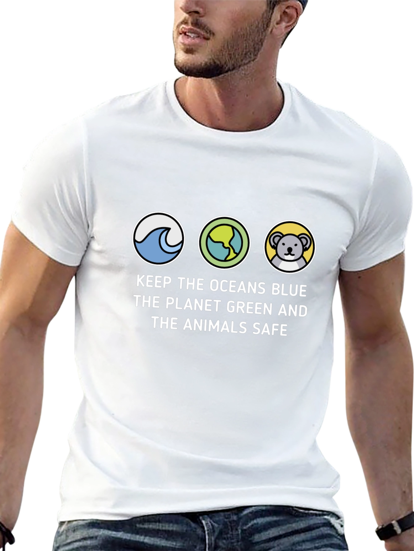 Eco-Friendly Graphic T-Shirt: Save the Planet Tee