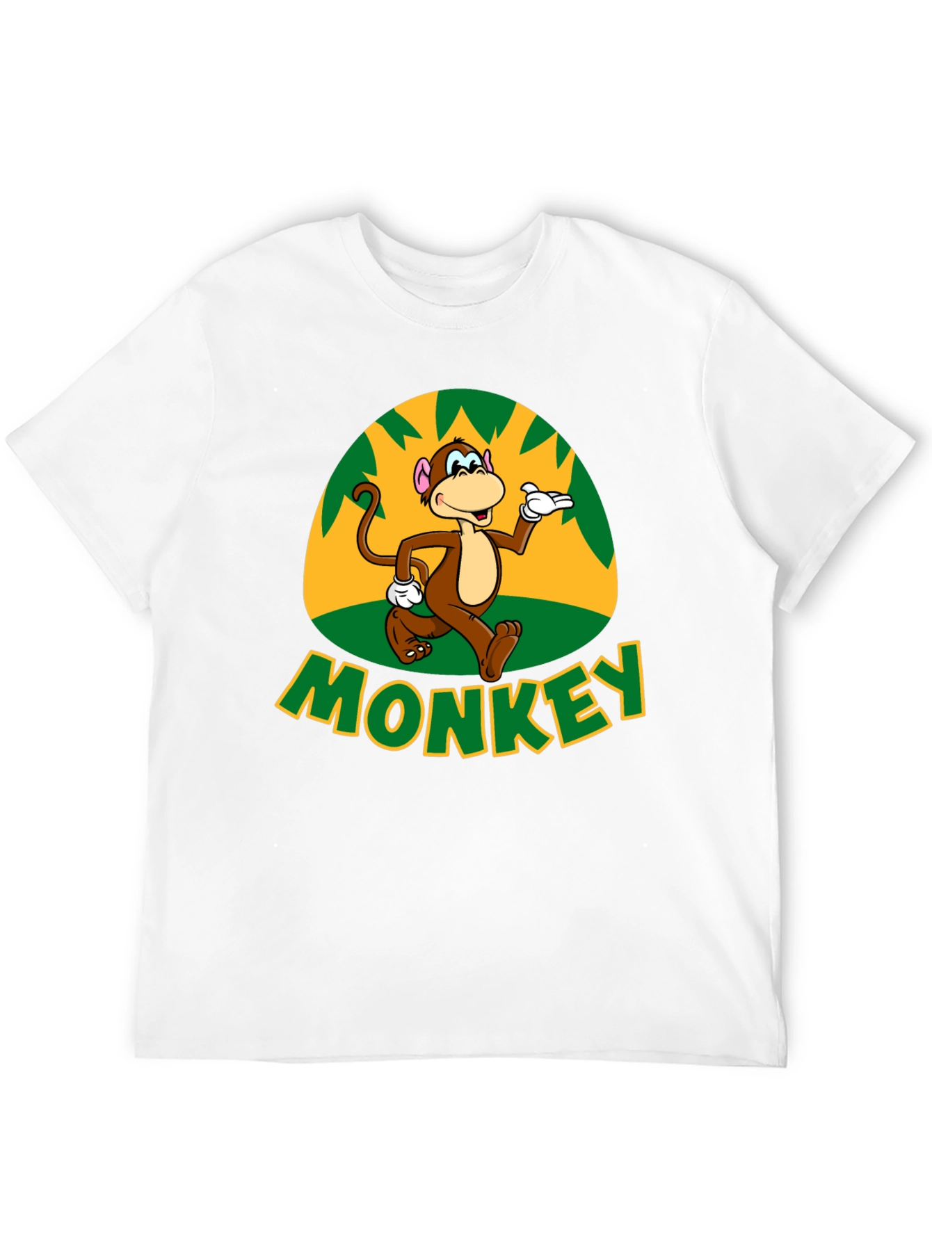 Fun Monkey Graphic T-Shirt - Casual Black Tee