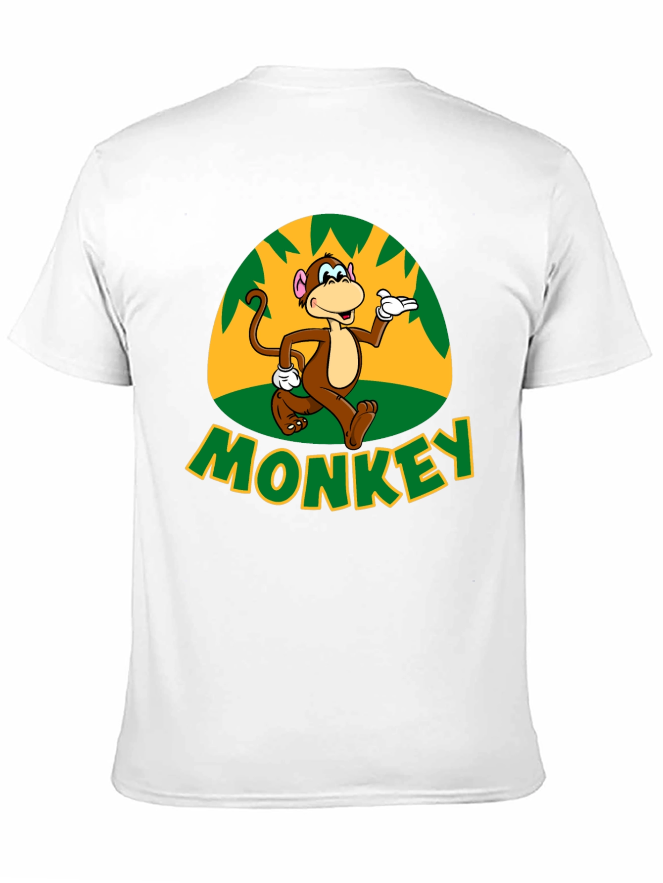 Fun Monkey Graphic T-Shirt - Casual Black Tee
