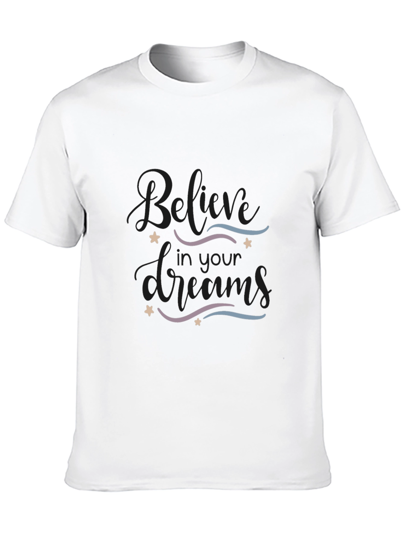 Believe In Your Dreams Graphic Tee - Black