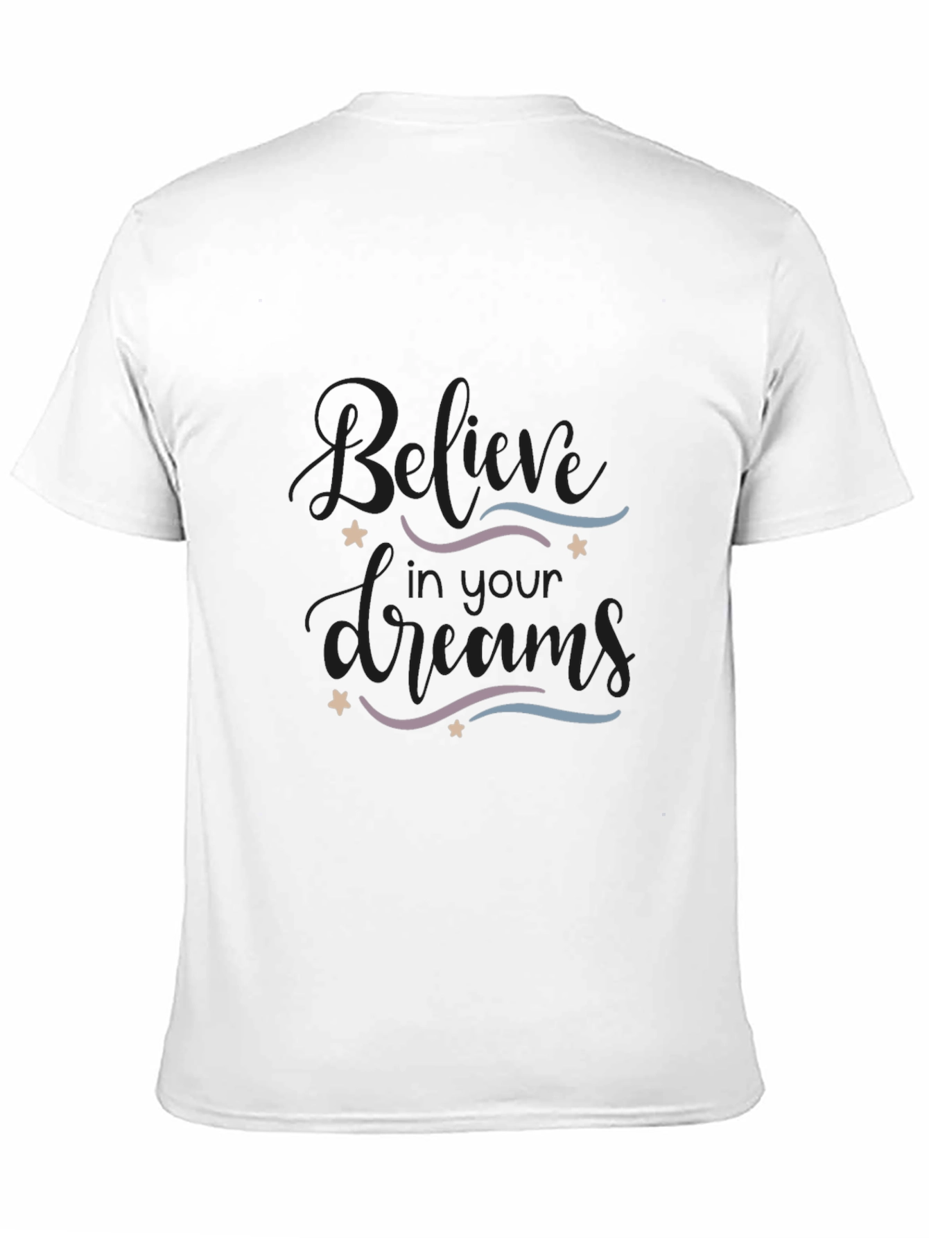 Believe In Your Dreams Graphic Tee - Black