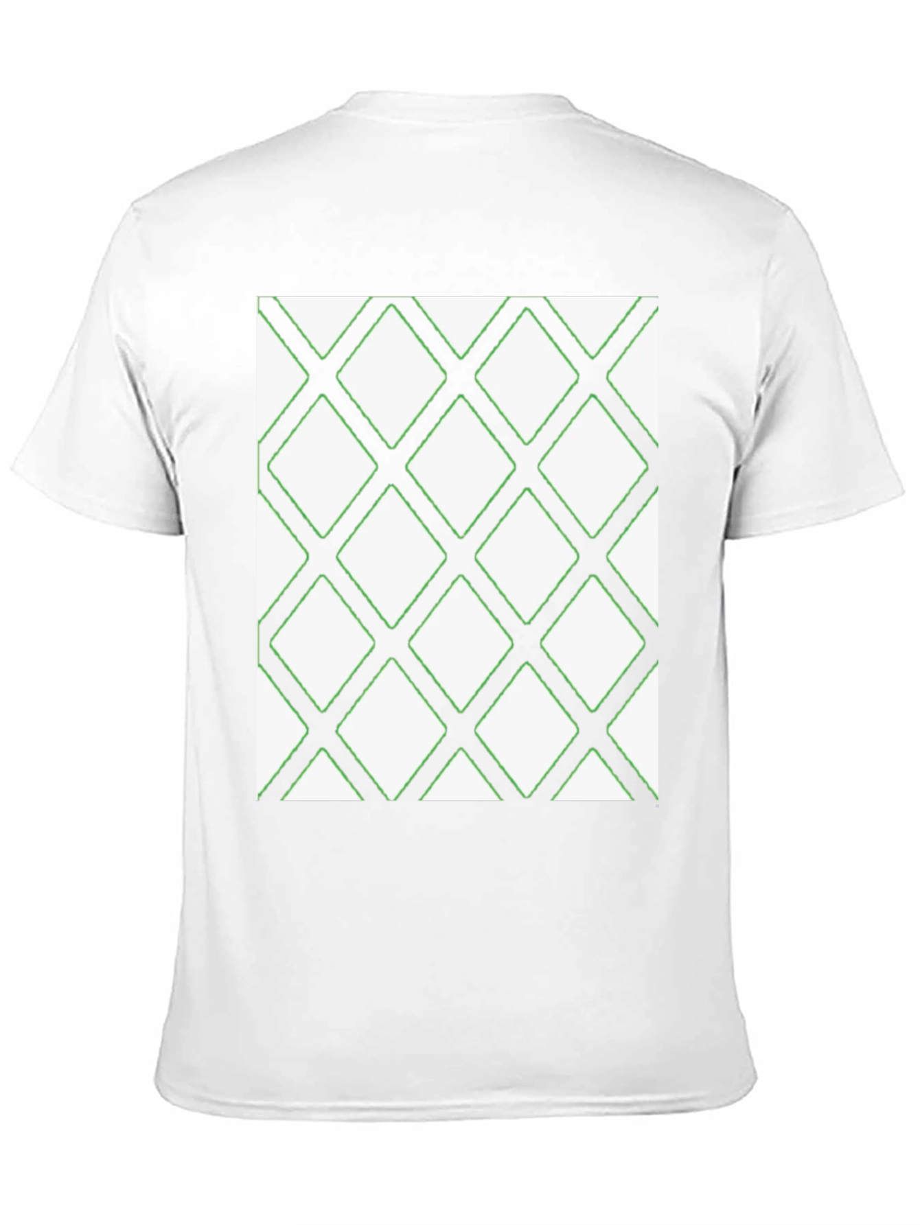 Diamond Pattern Black T-Shirt - Modern Casual Wear