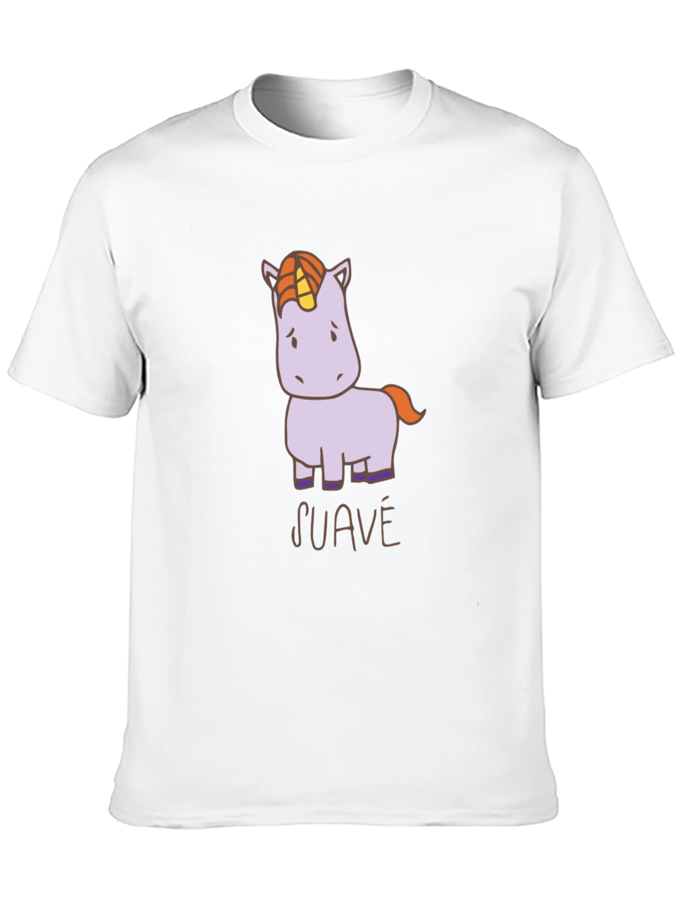 Suave Unicorn Graphic T-Shirt - Black