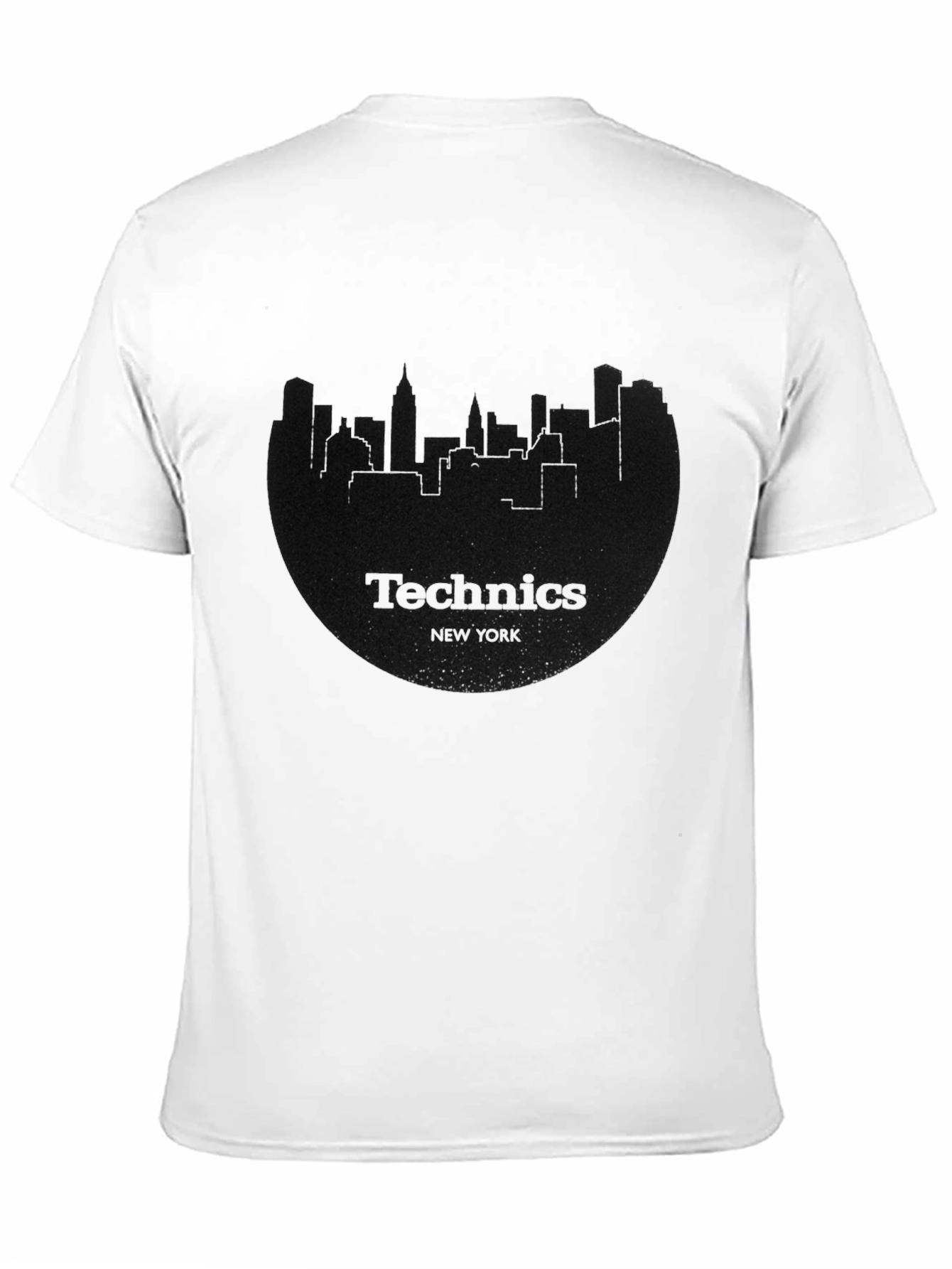 Technics Cityscape Black T-Shirt