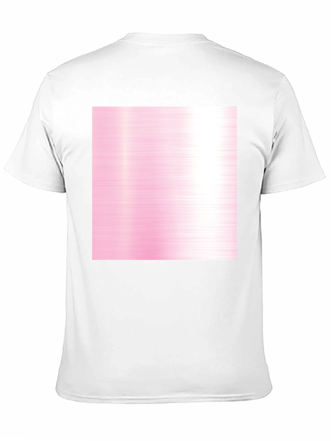 Black Tee with Pink Abstract Design