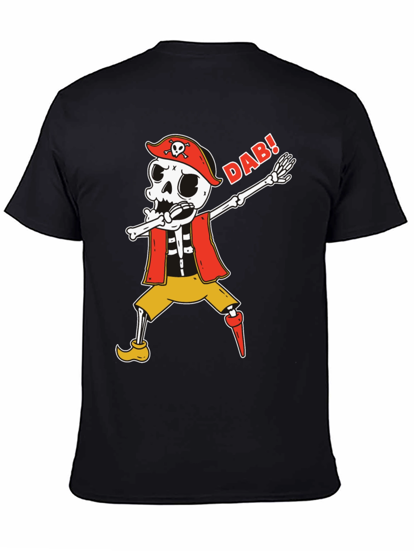 Dabbing Skeleton Pirate T-Shirt