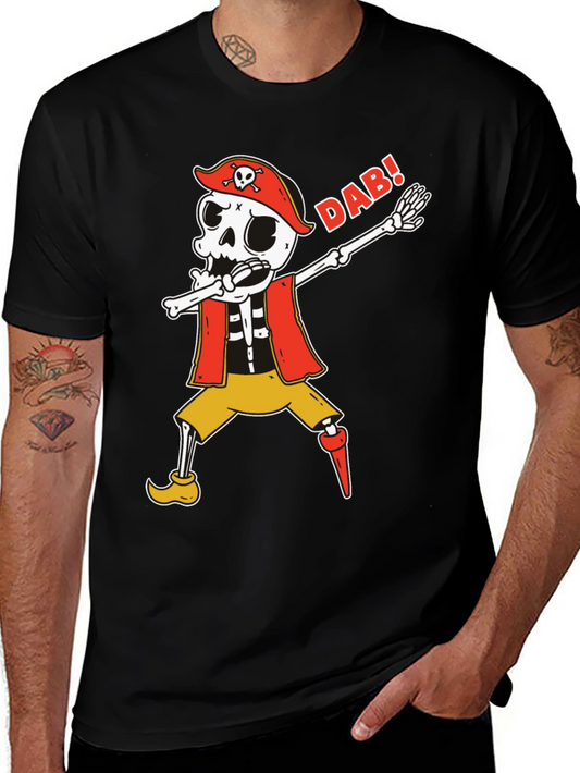 Dabbing Skeleton Pirate T-Shirt
