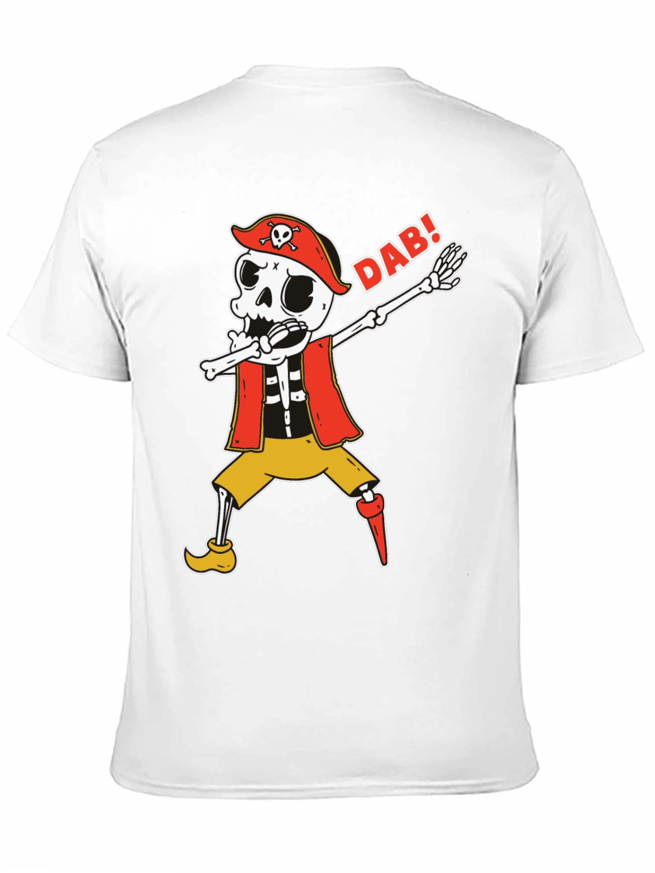Dabbing Skeleton Pirate T-Shirt