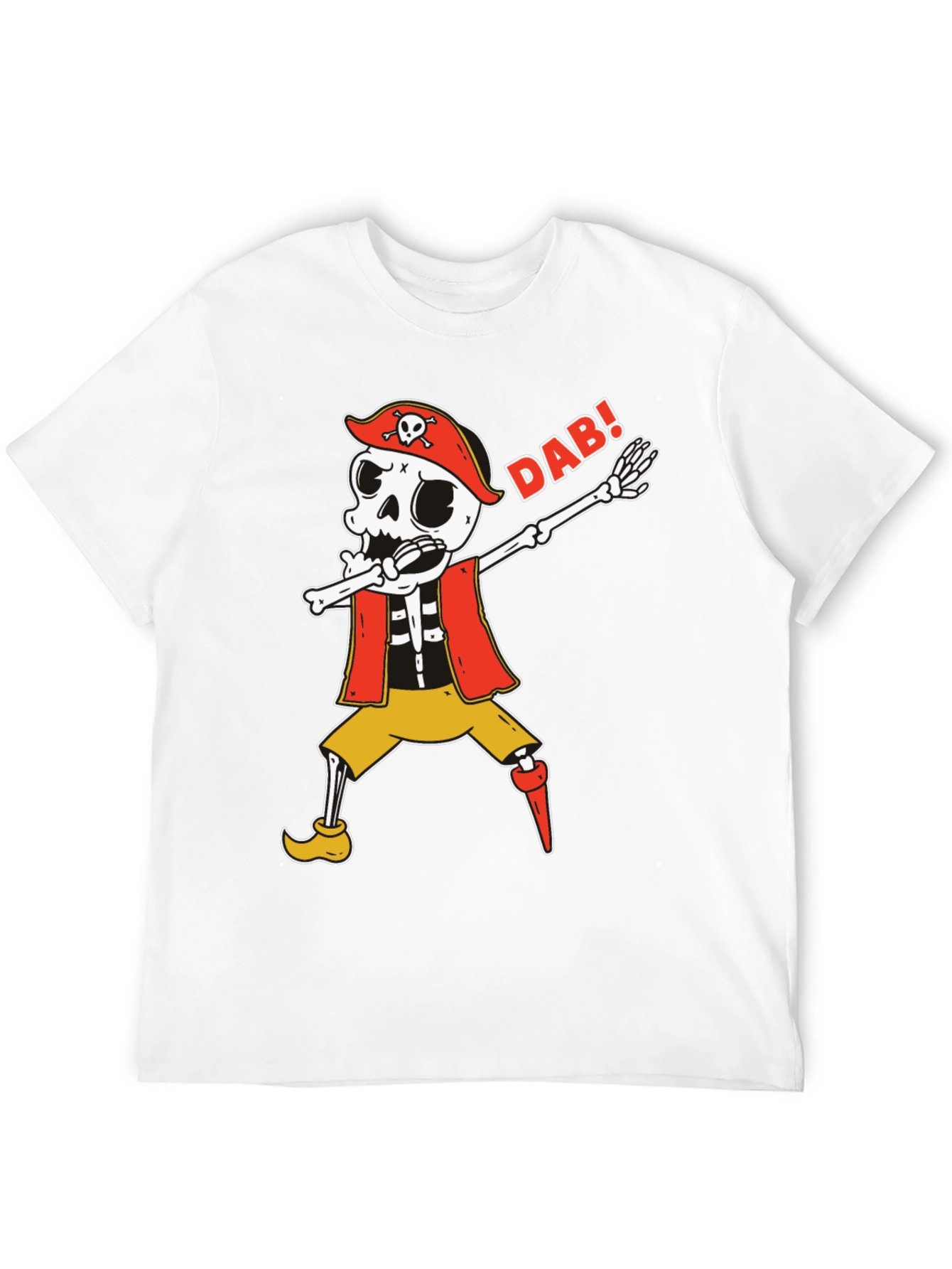 Dabbing Skeleton Pirate T-Shirt
