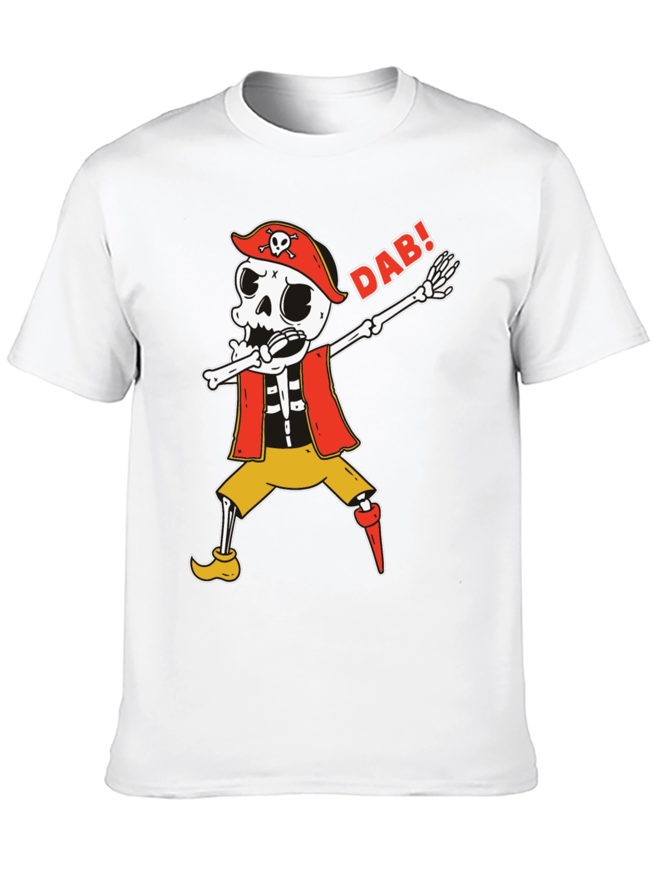 Dabbing Skeleton Pirate T-Shirt