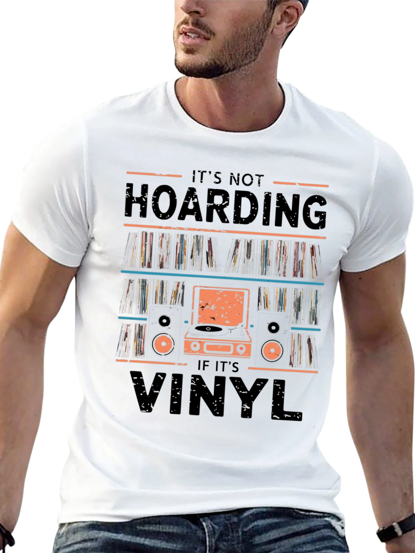 Its Not Hoarding If Its Vinyl T-Shirt