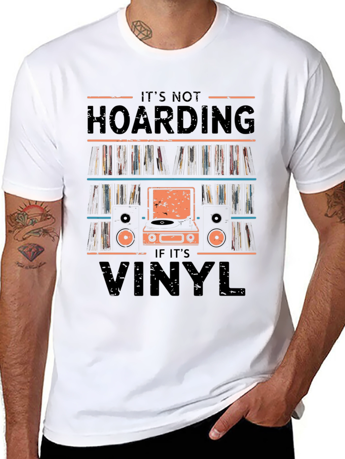 Its Not Hoarding If Its Vinyl T-Shirt