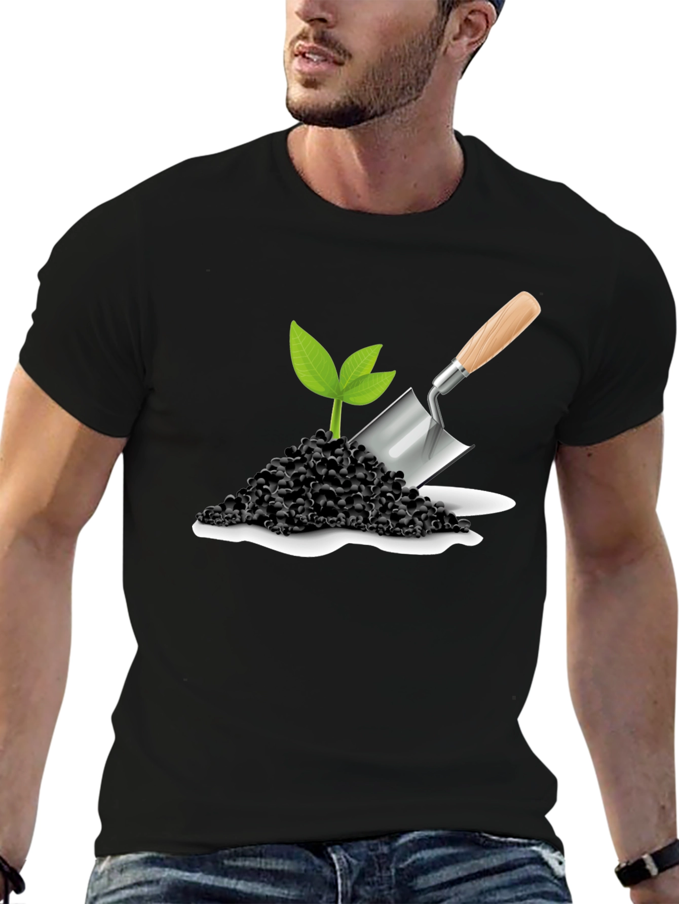 Gardeners Sprout T-Shirt - Black