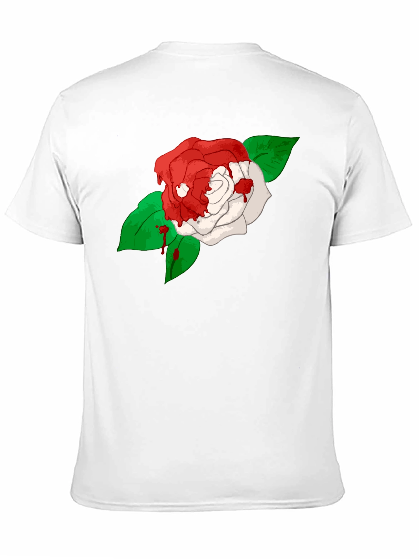 Bleeding Rose Black T-Shirt