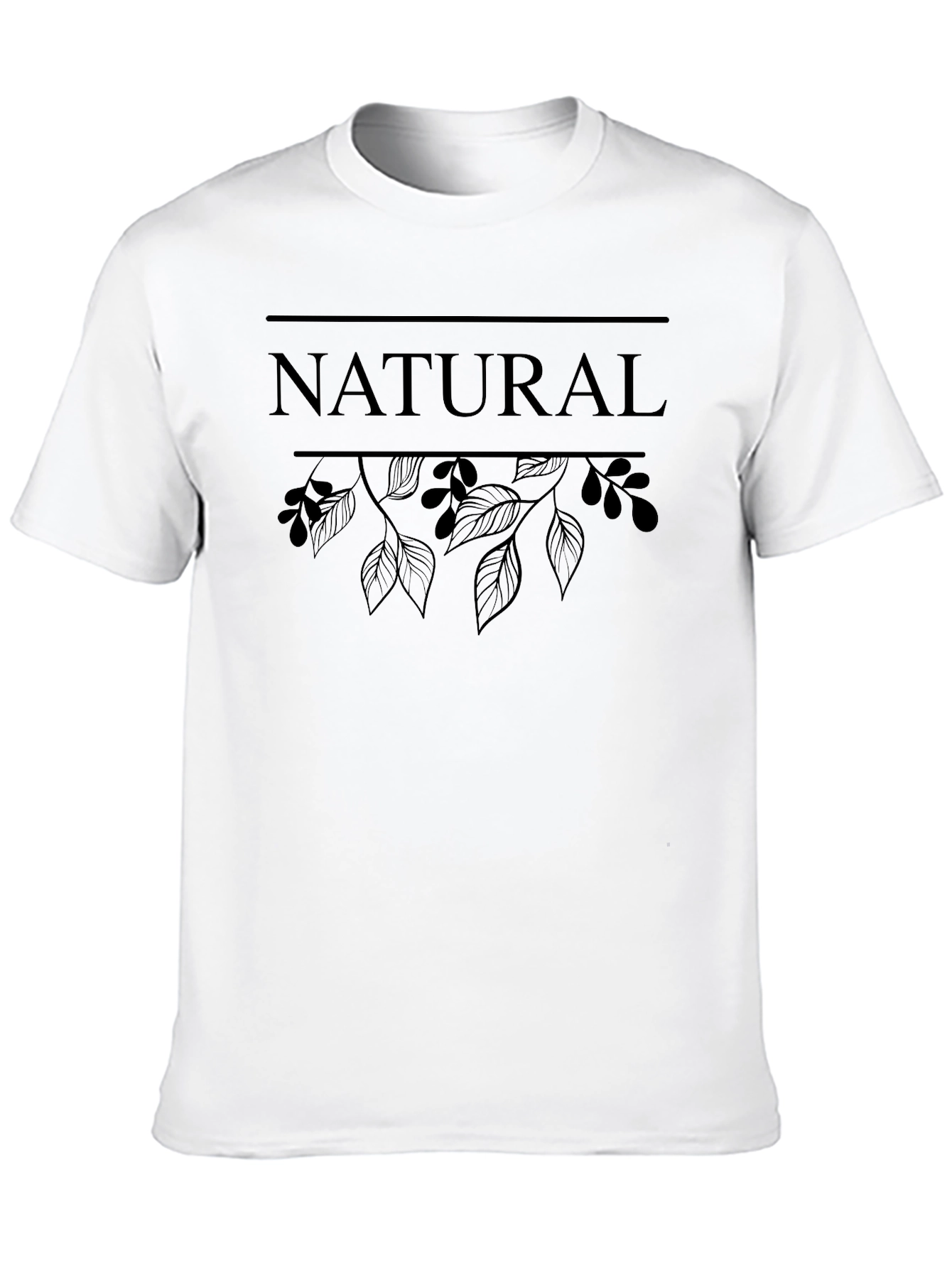 Natural Botanical Black Graphic Tee