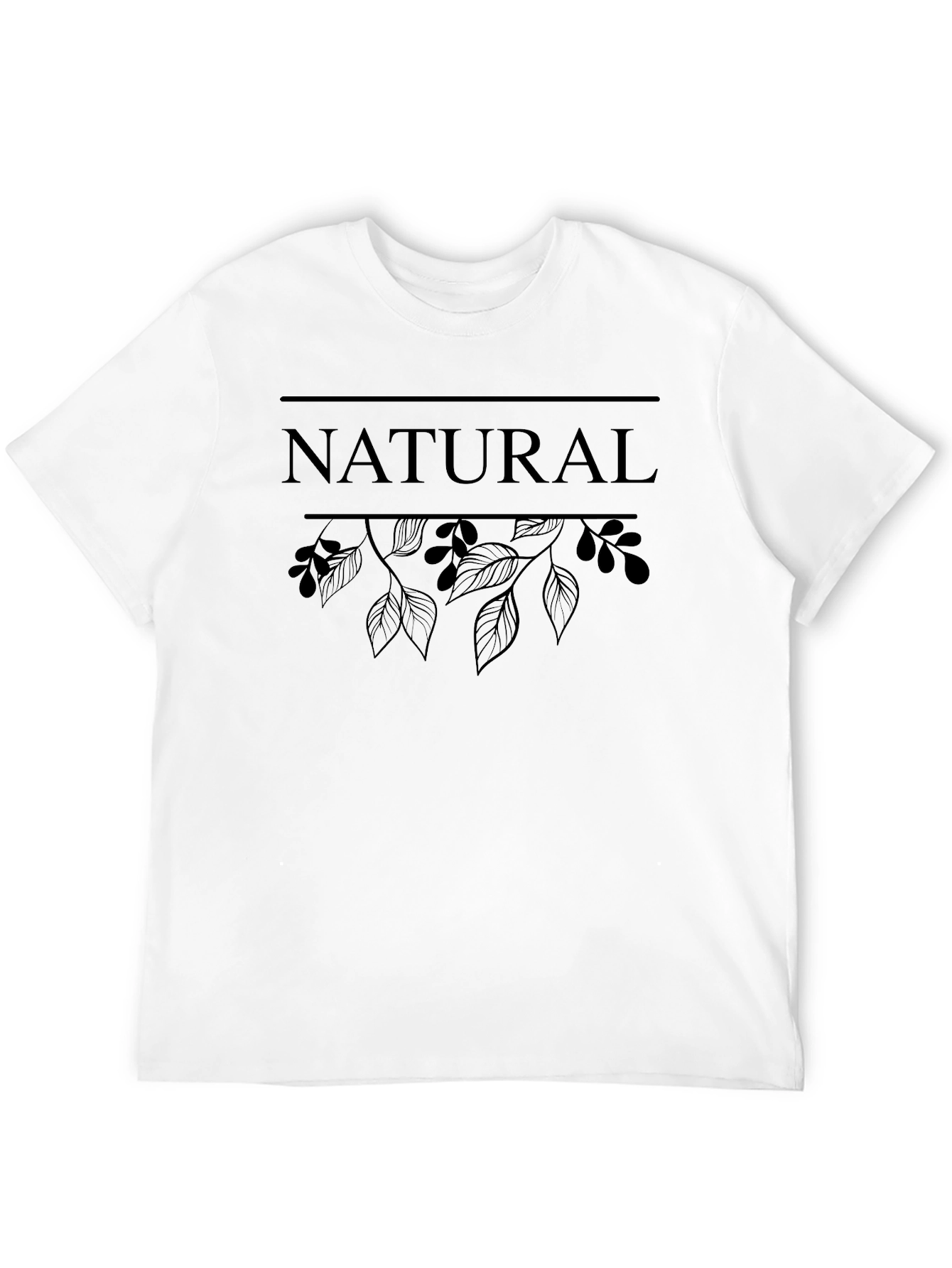 Natural Botanical Black Graphic Tee