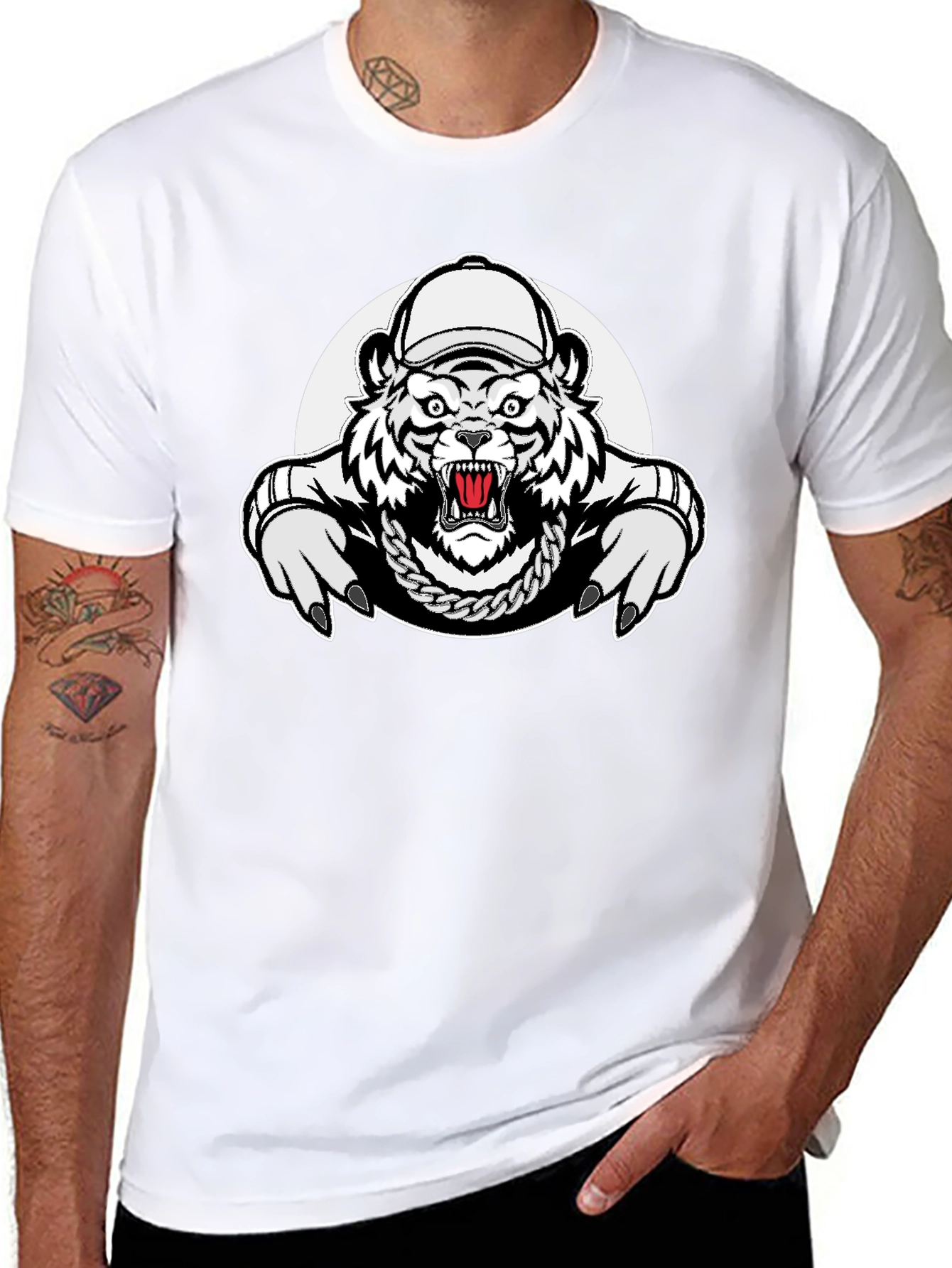 Tiger Hip Hop T-Shirt - Urban Style