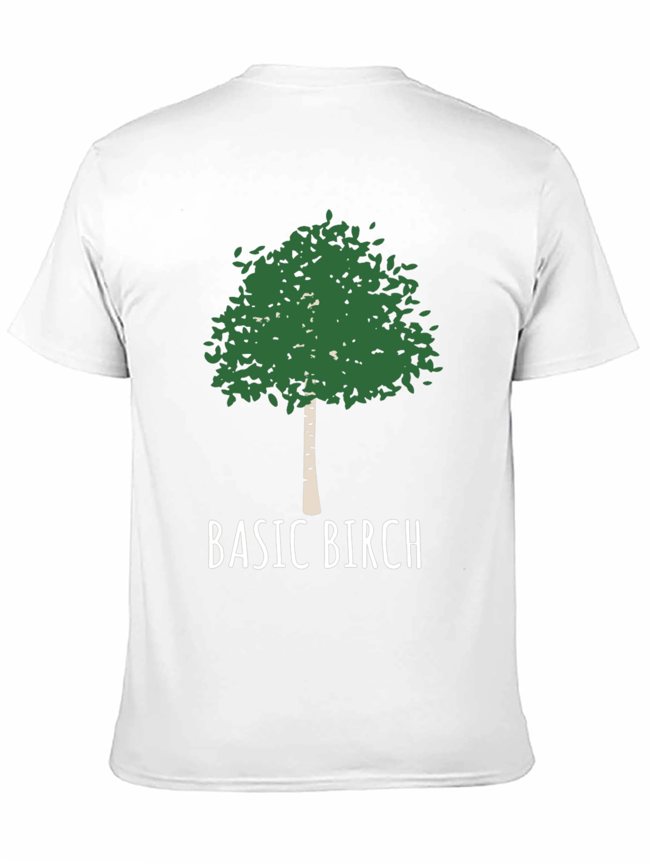 Basic Birch Tree T-Shirt - Nature Lover Tee