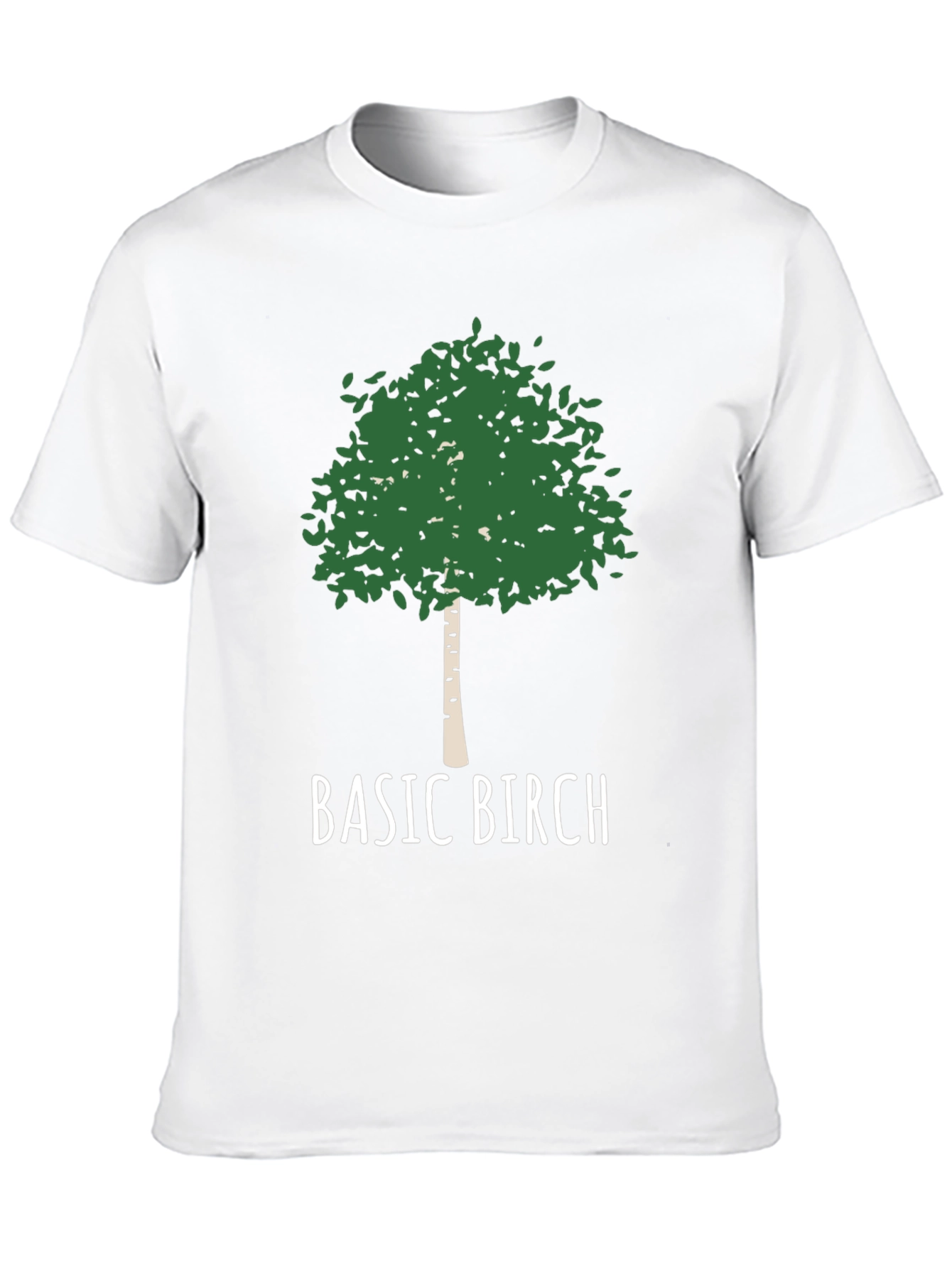 Basic Birch Tree T-Shirt - Nature Lover Tee